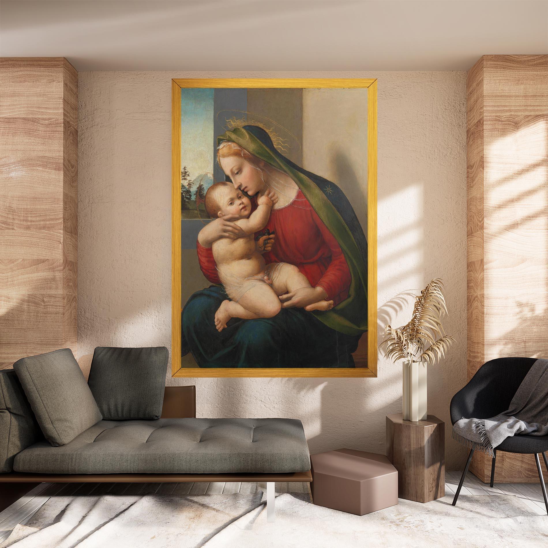 Leinwandbild Madonna And Child mockup 8