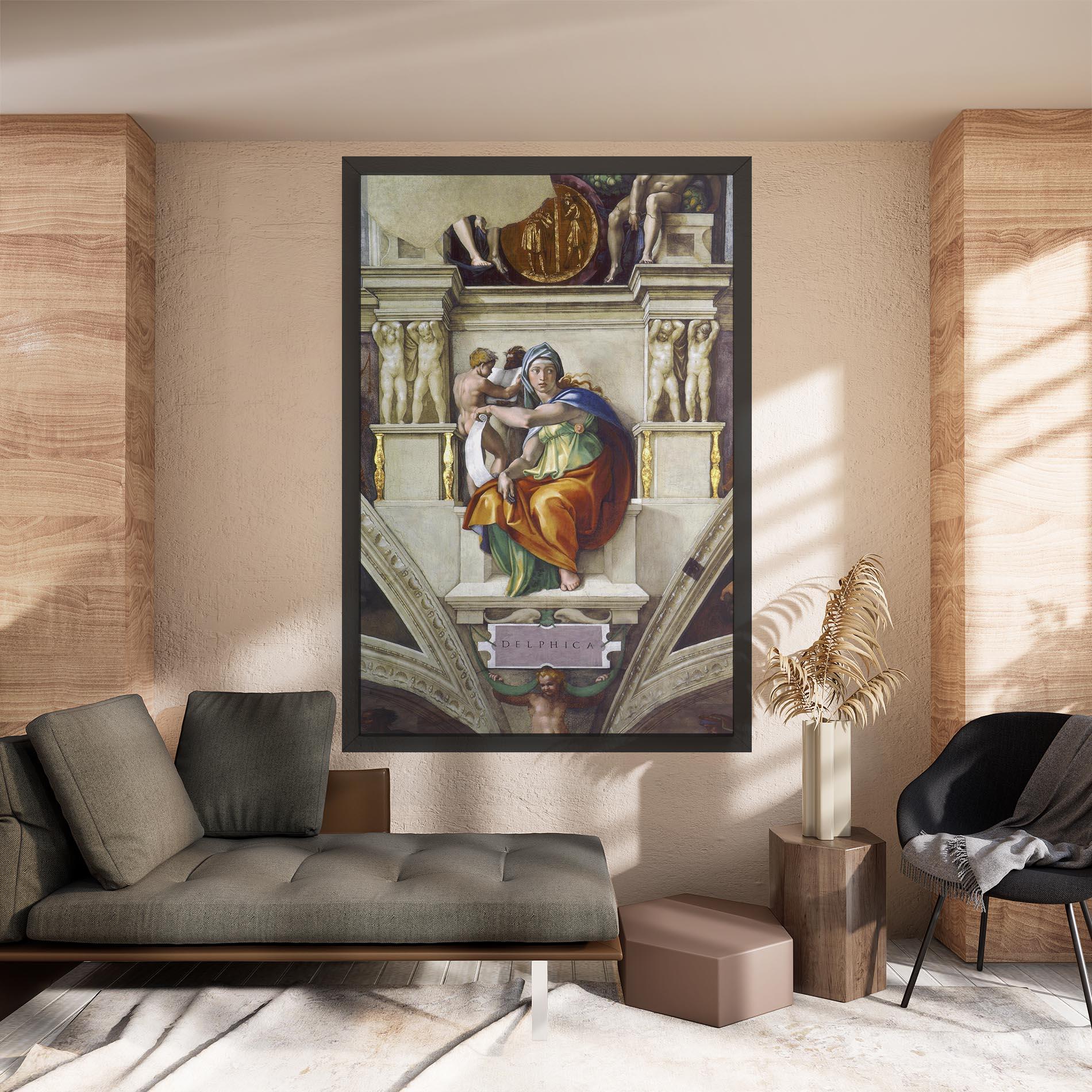 Leinwandbild Delphic Sibyl mockup 8