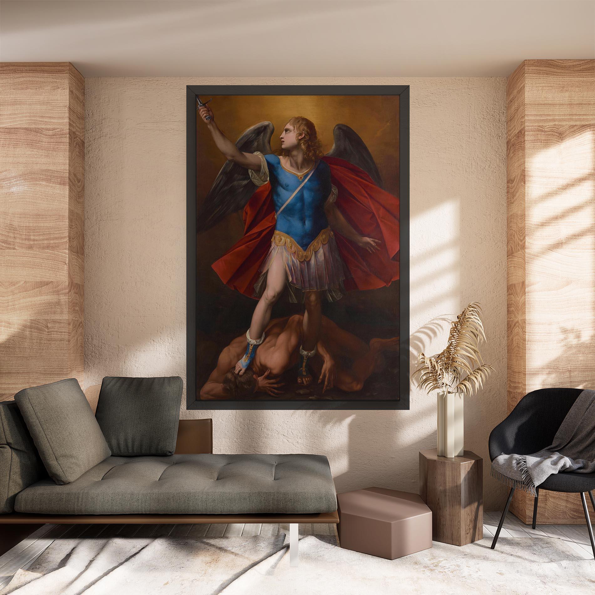 Leinwandbild Sword In Upraised mockup 8