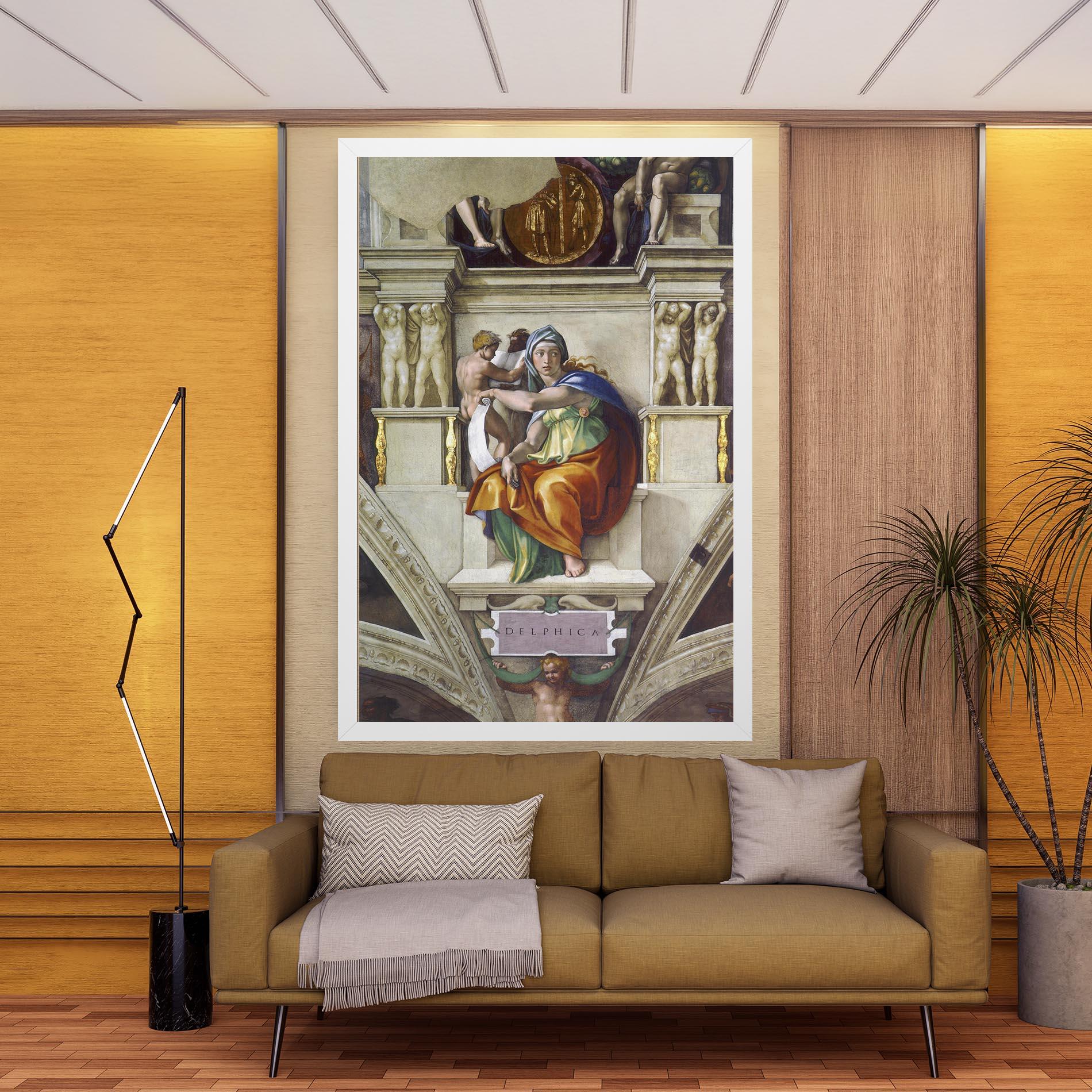 Leinwandbild Delphic Sibyl mockup 9