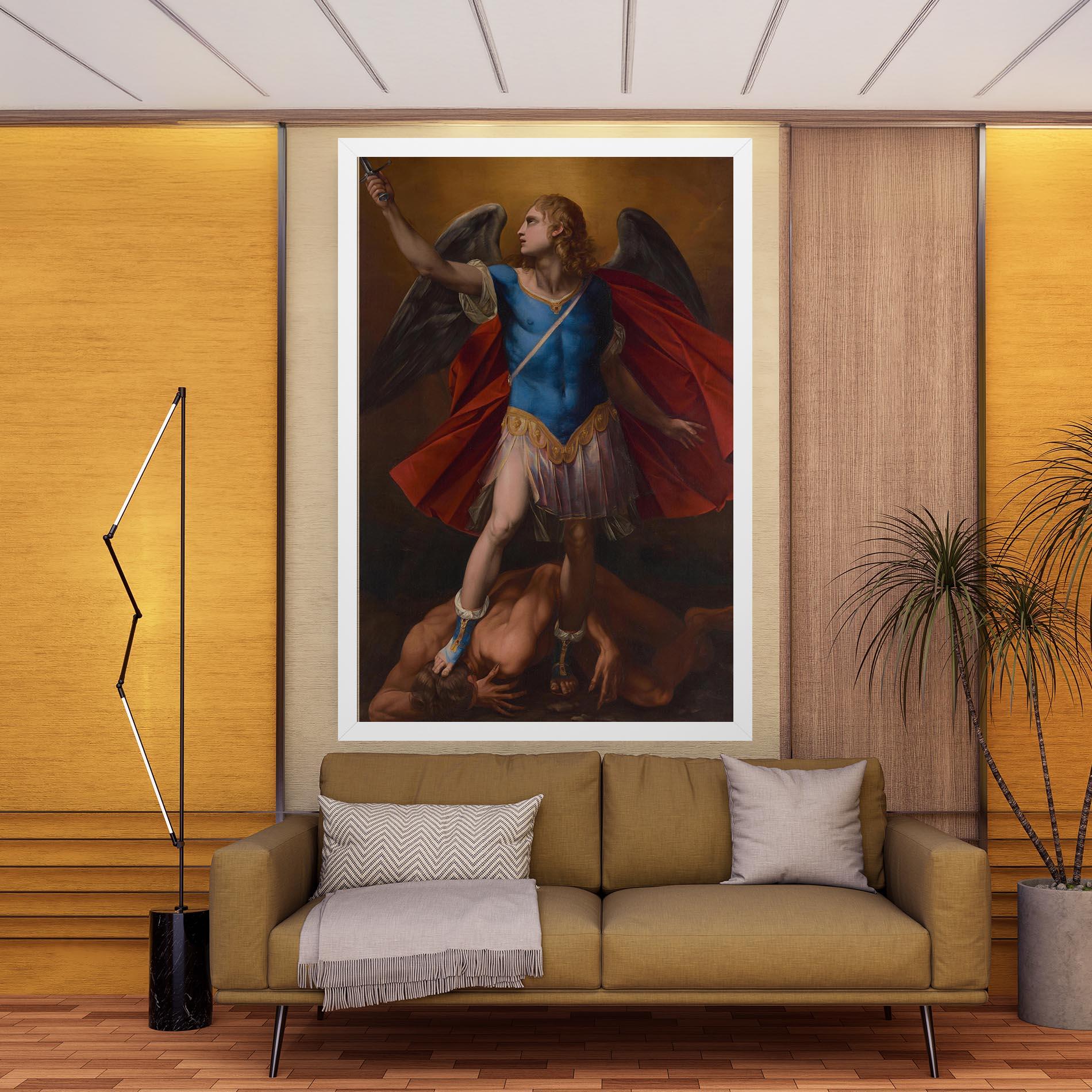 Leinwandbild Sword In Upraised mockup 9