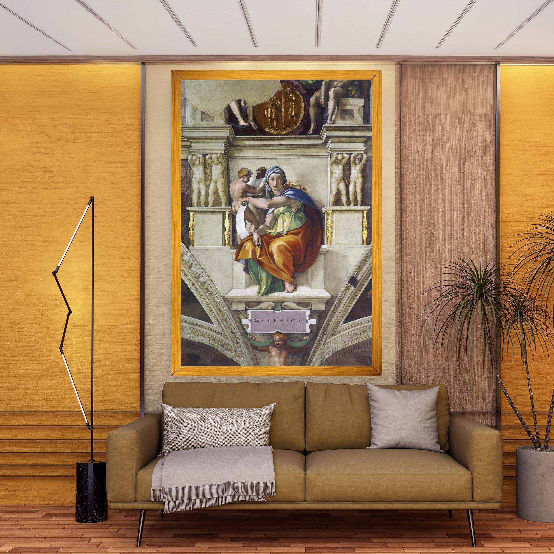 Leinwandbild Delphic Sibyl mockup 9