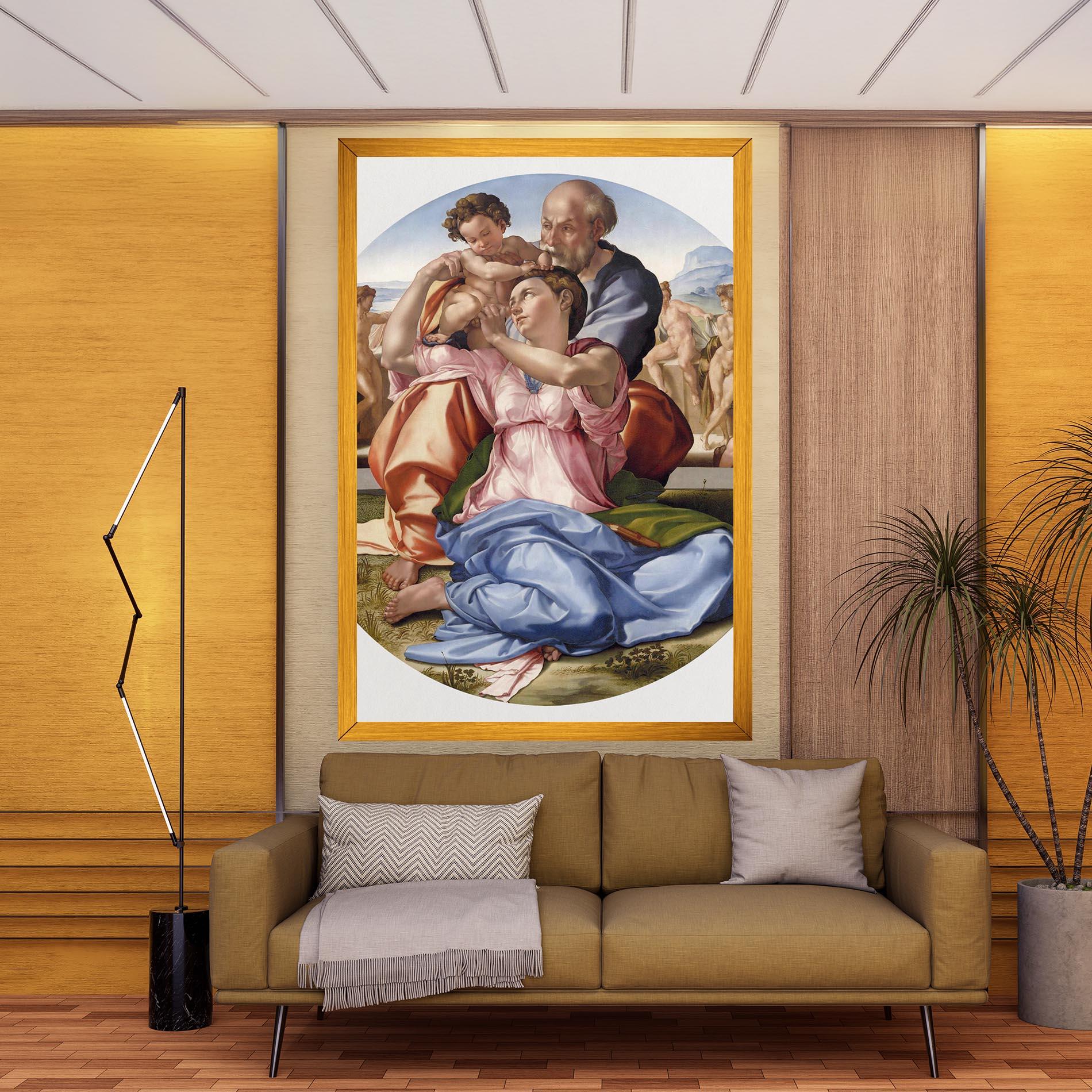 Leinwandbild Doni Tondo mockup 9