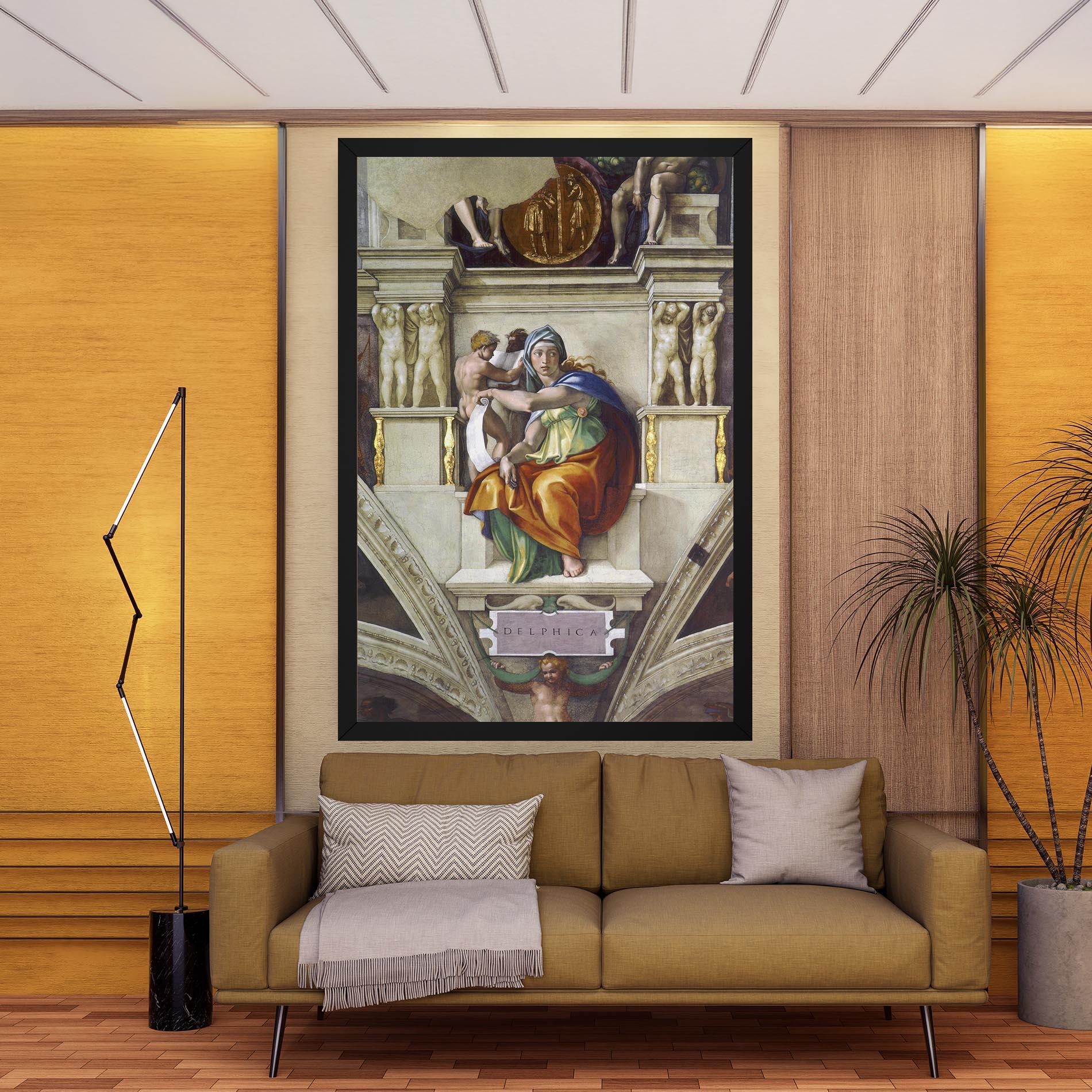 Leinwandbild Delphic Sibyl mockup 9