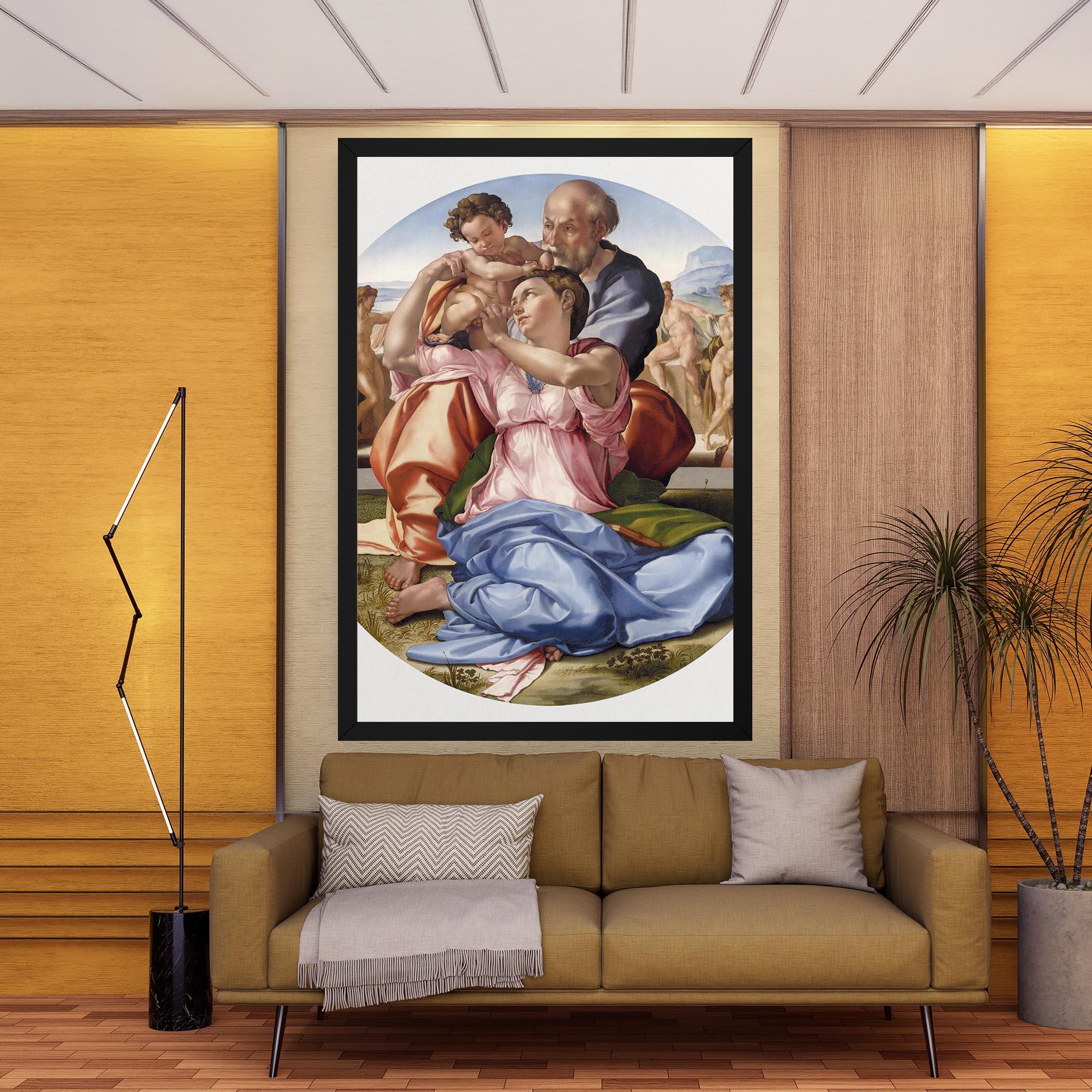 Leinwandbild Doni Tondo mockup 9