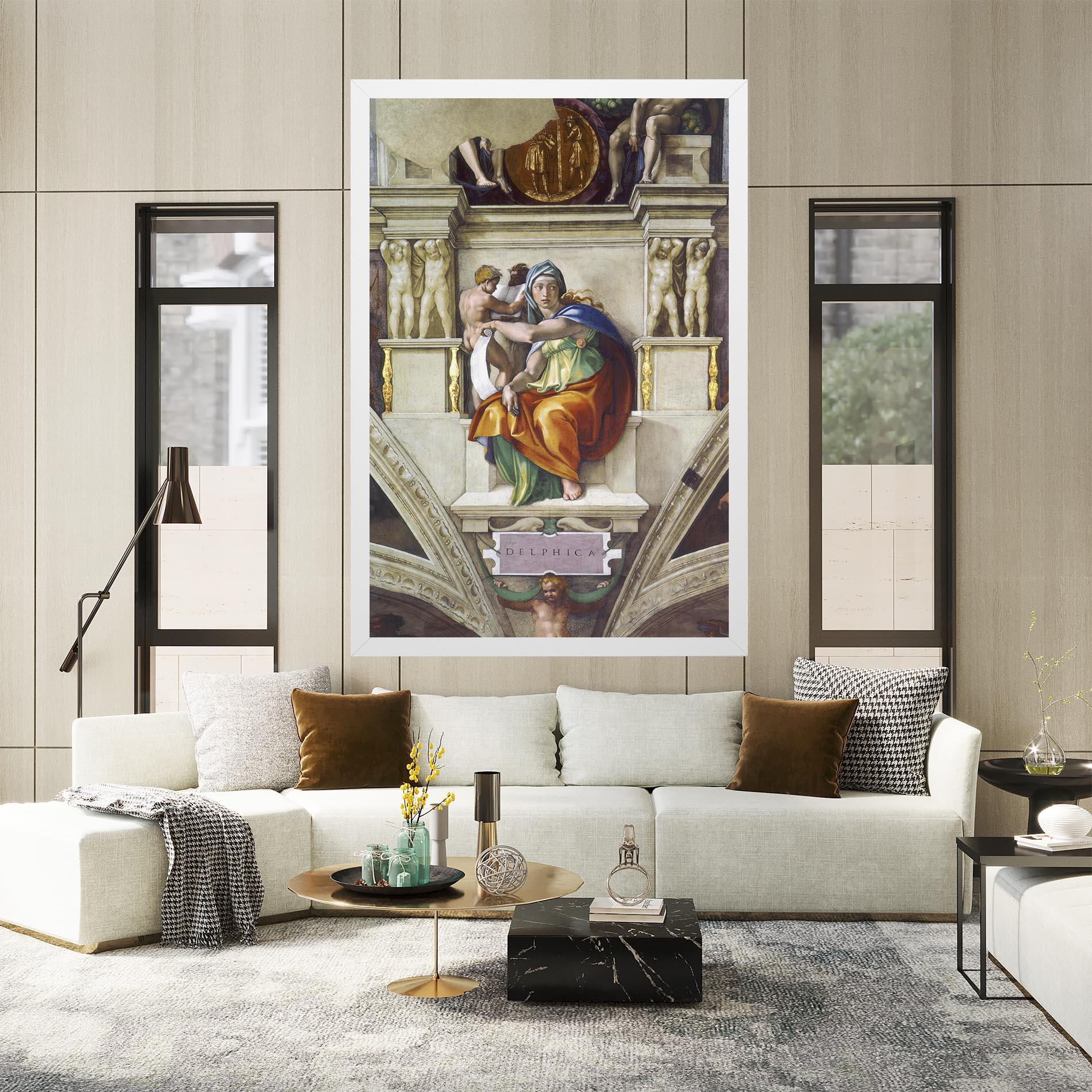 Leinwandbild Delphic Sibyl mockup 2