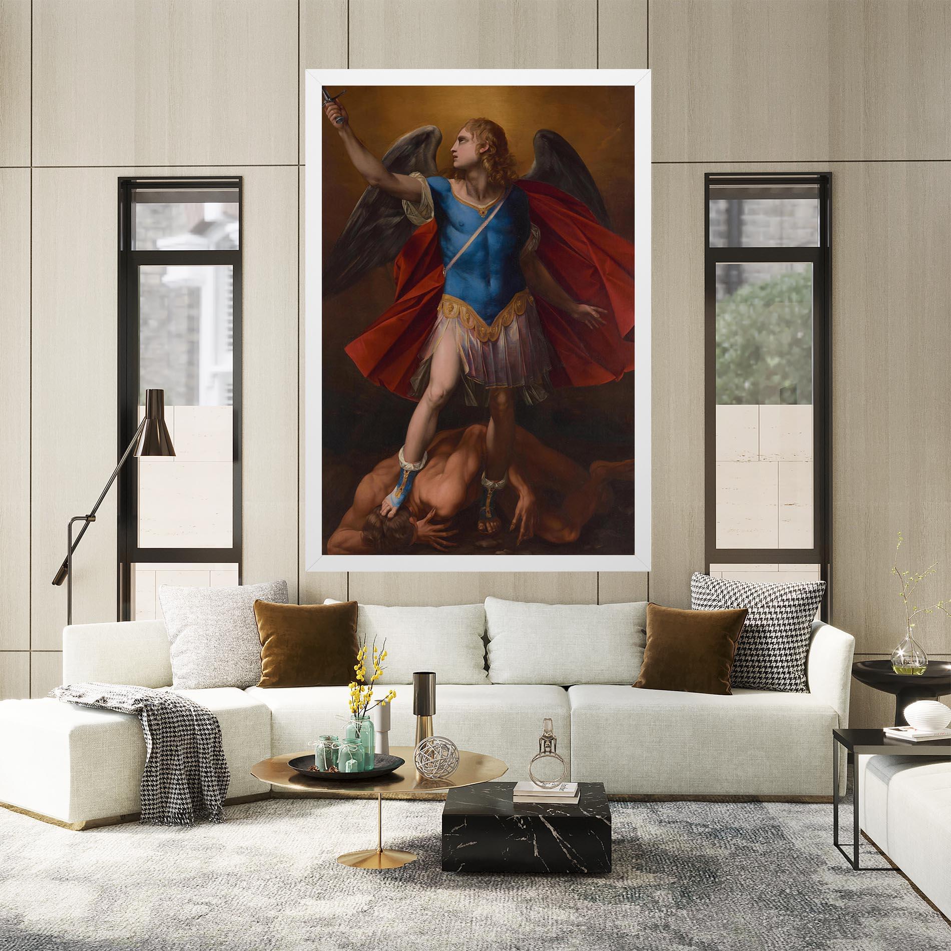 Leinwandbild Sword In Upraised mockup 2