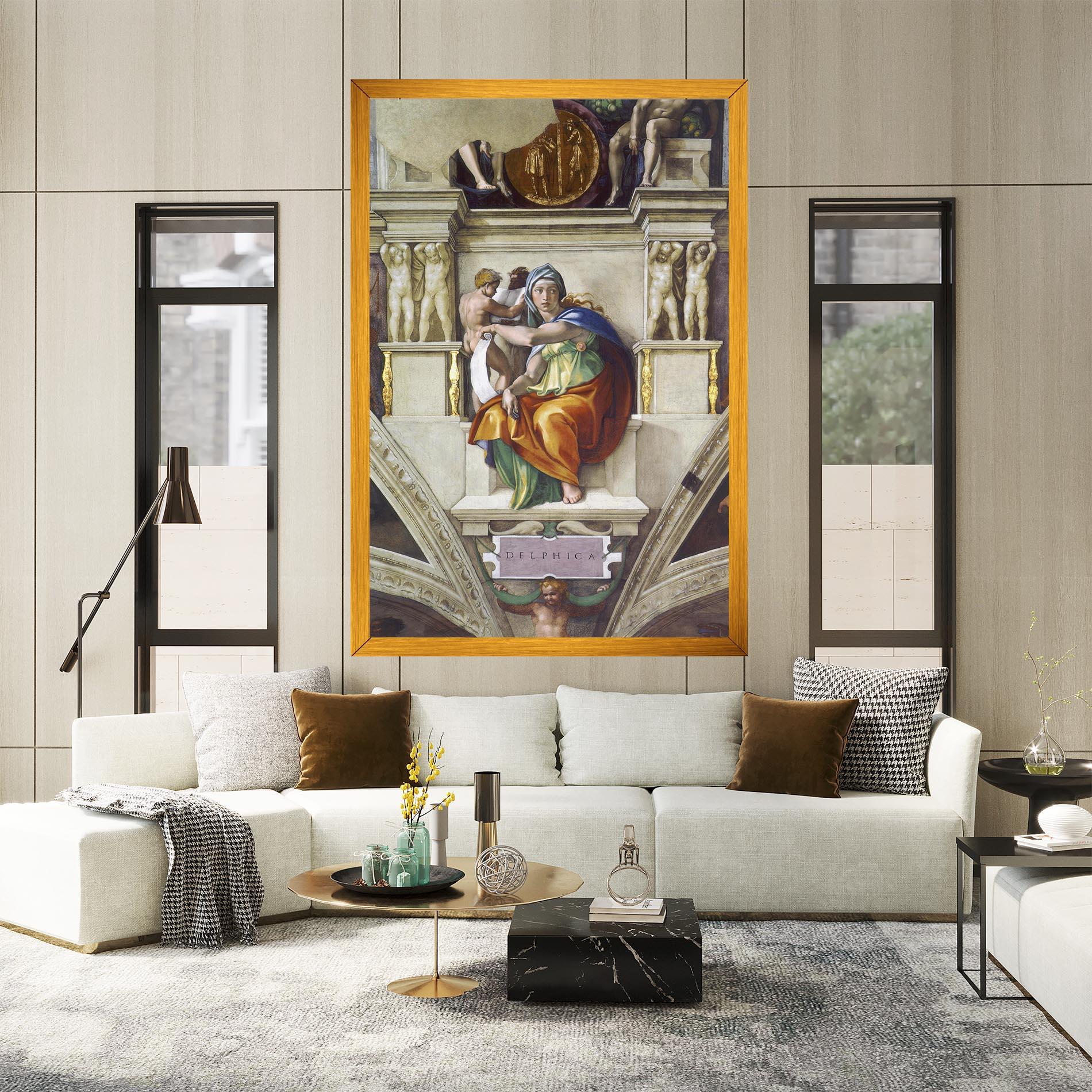 Leinwandbild Delphic Sibyl mockup 2