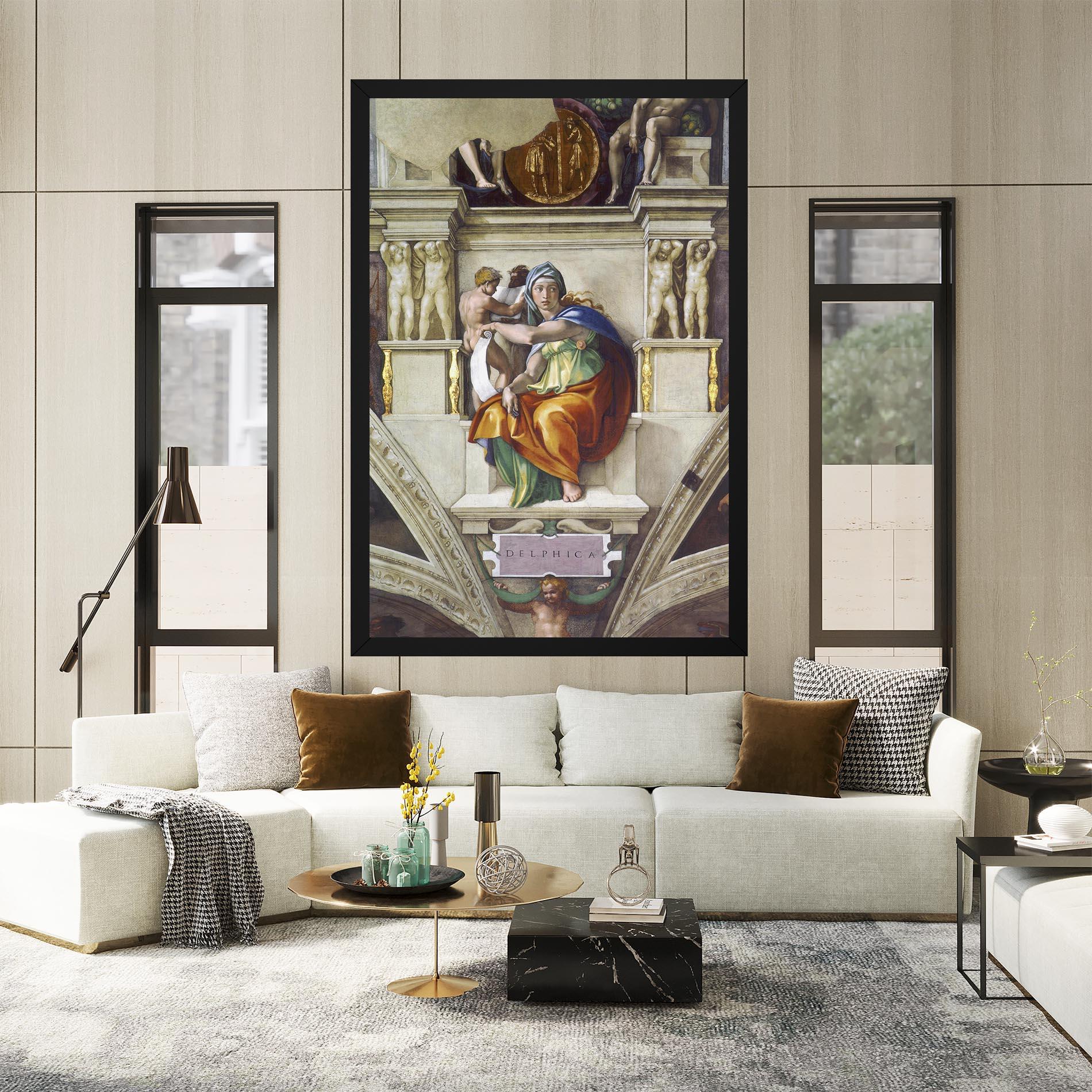 Leinwandbild Delphic Sibyl mockup 2