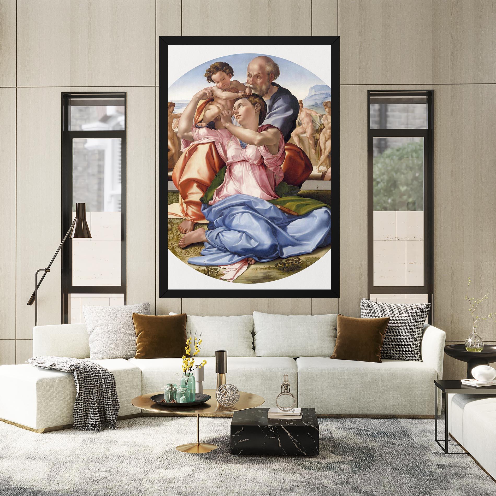 Leinwandbild Doni Tondo mockup 2