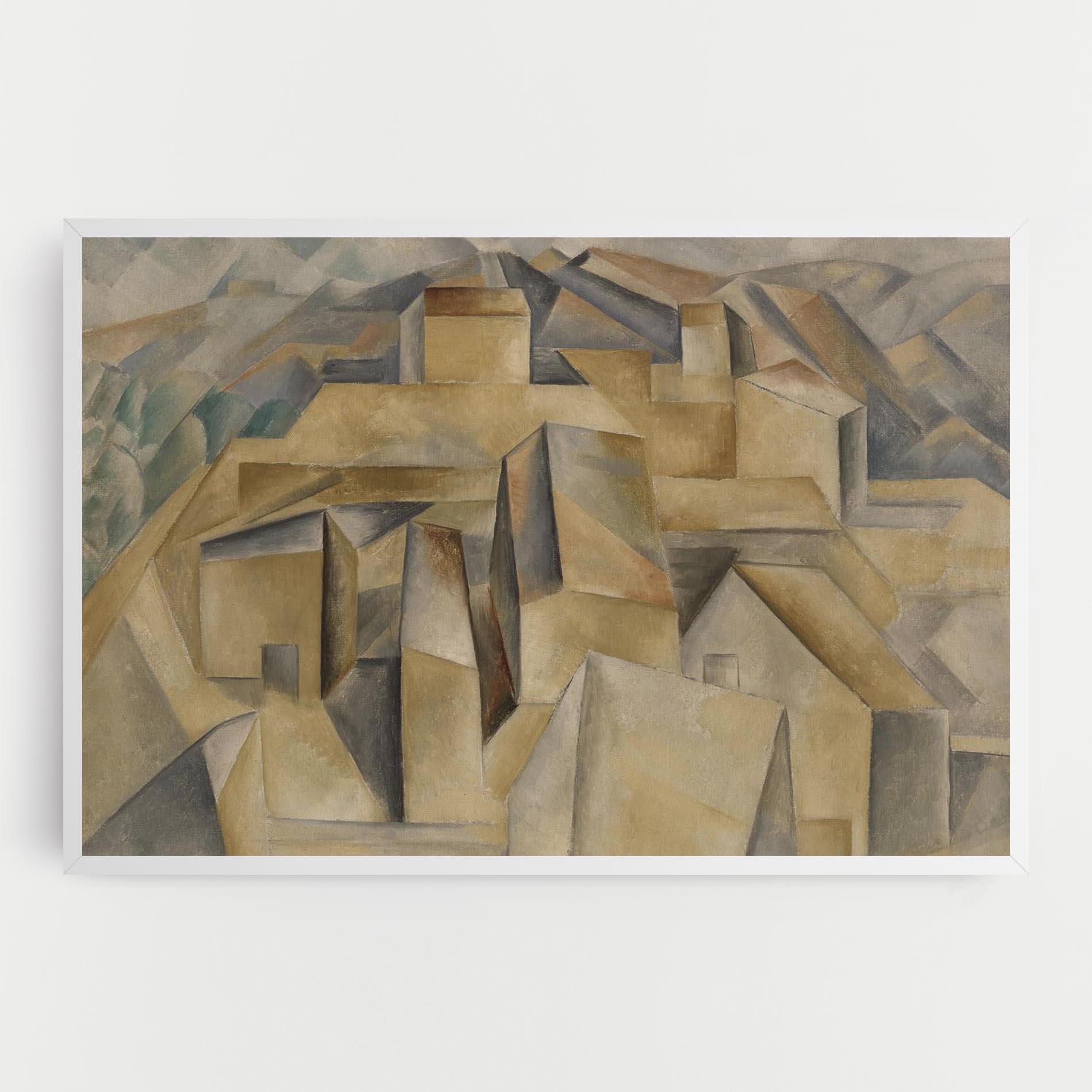 Leinwandbild Houses On The Hill mockup 0