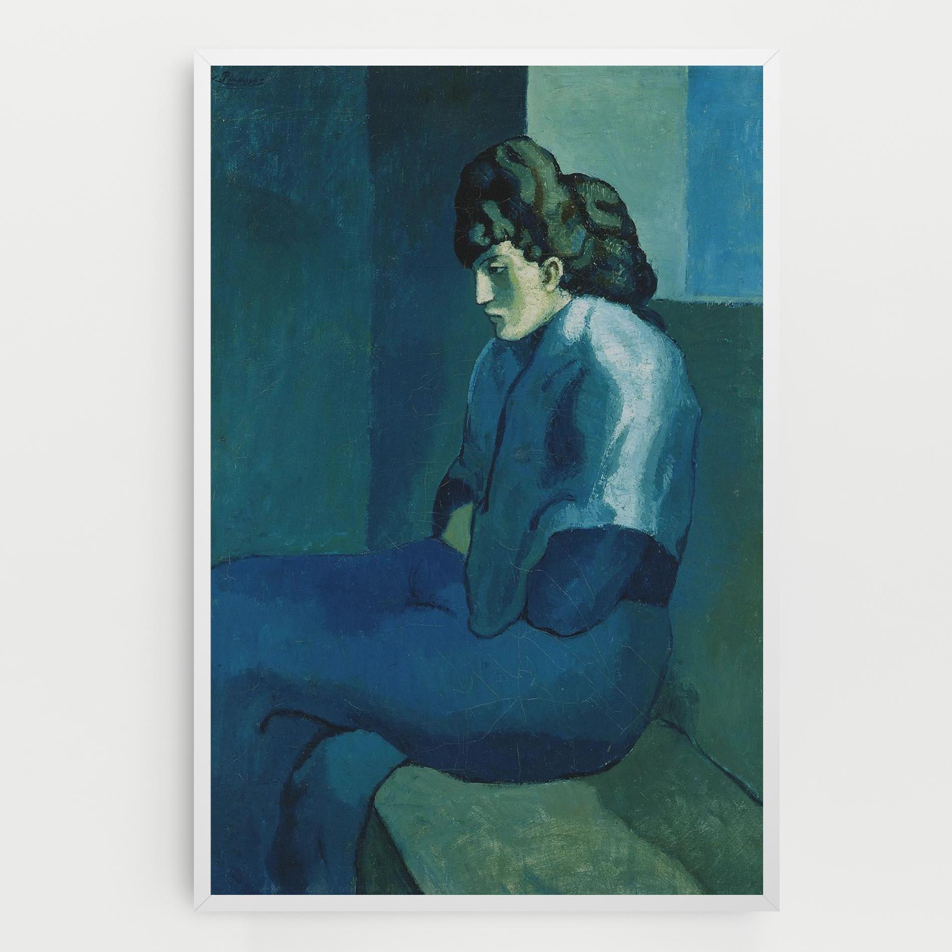 Leinwandbild Femme Assise mockup 0