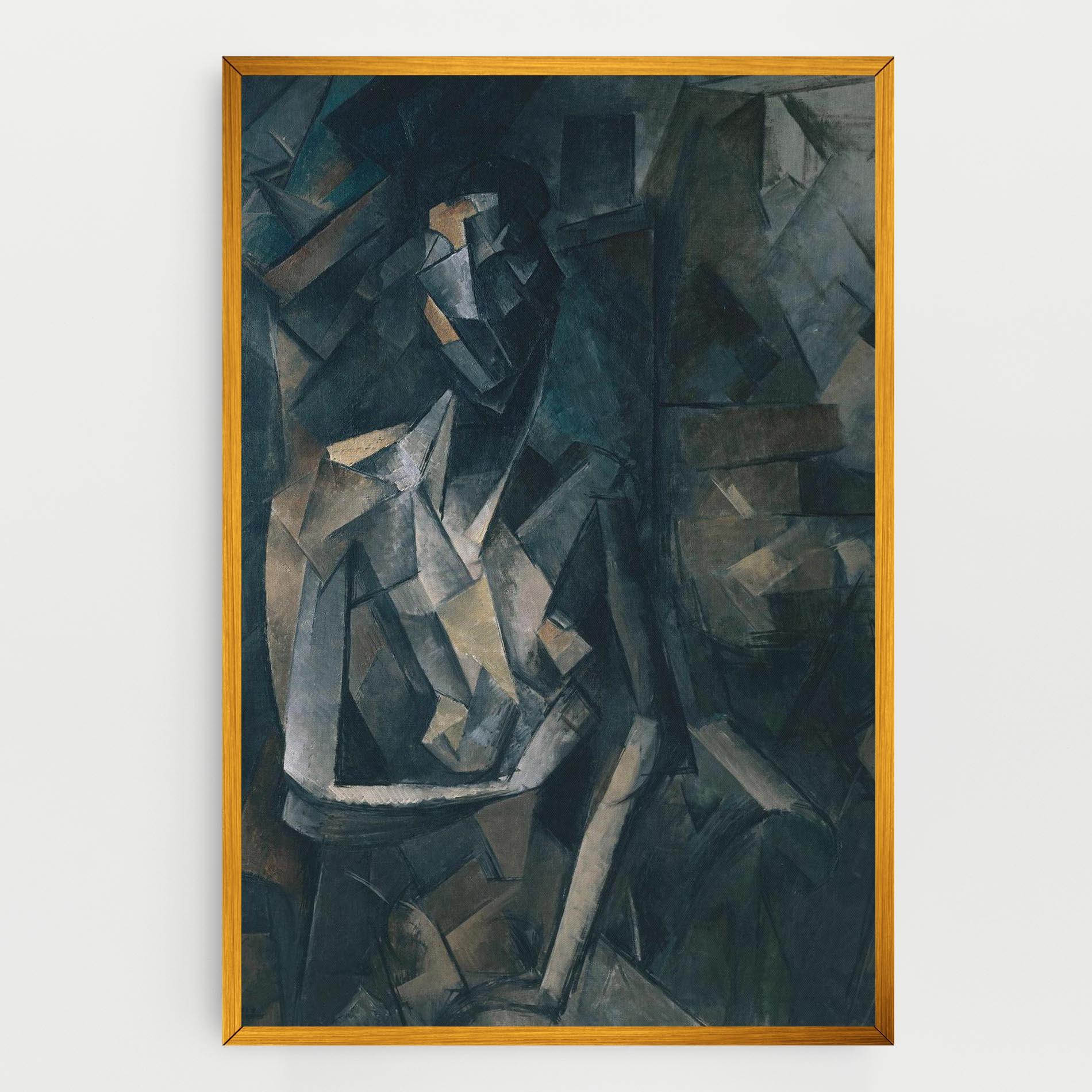 Leinwandbild Dans Un Fauteuil mockup 0