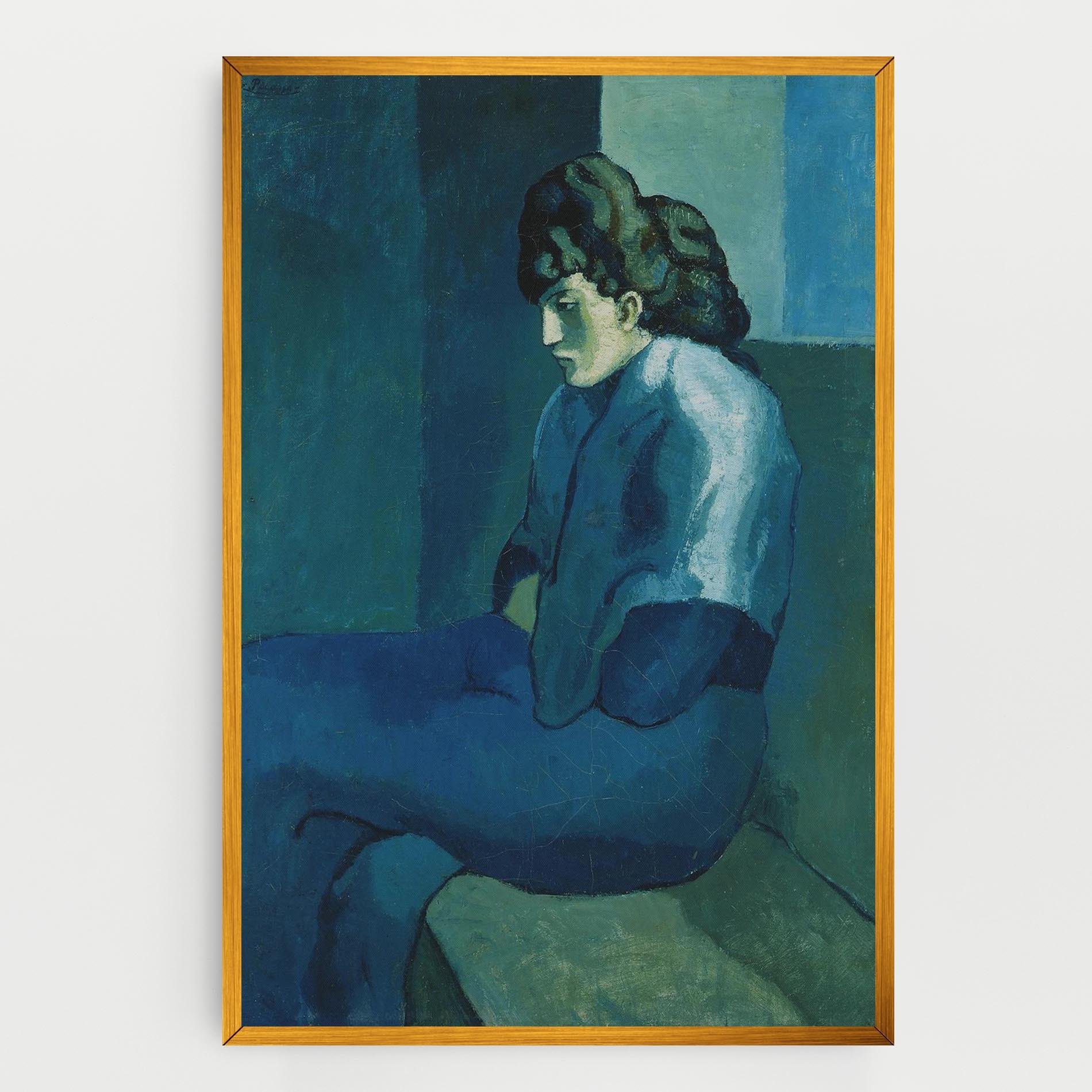 Leinwandbild Femme Assise mockup 0