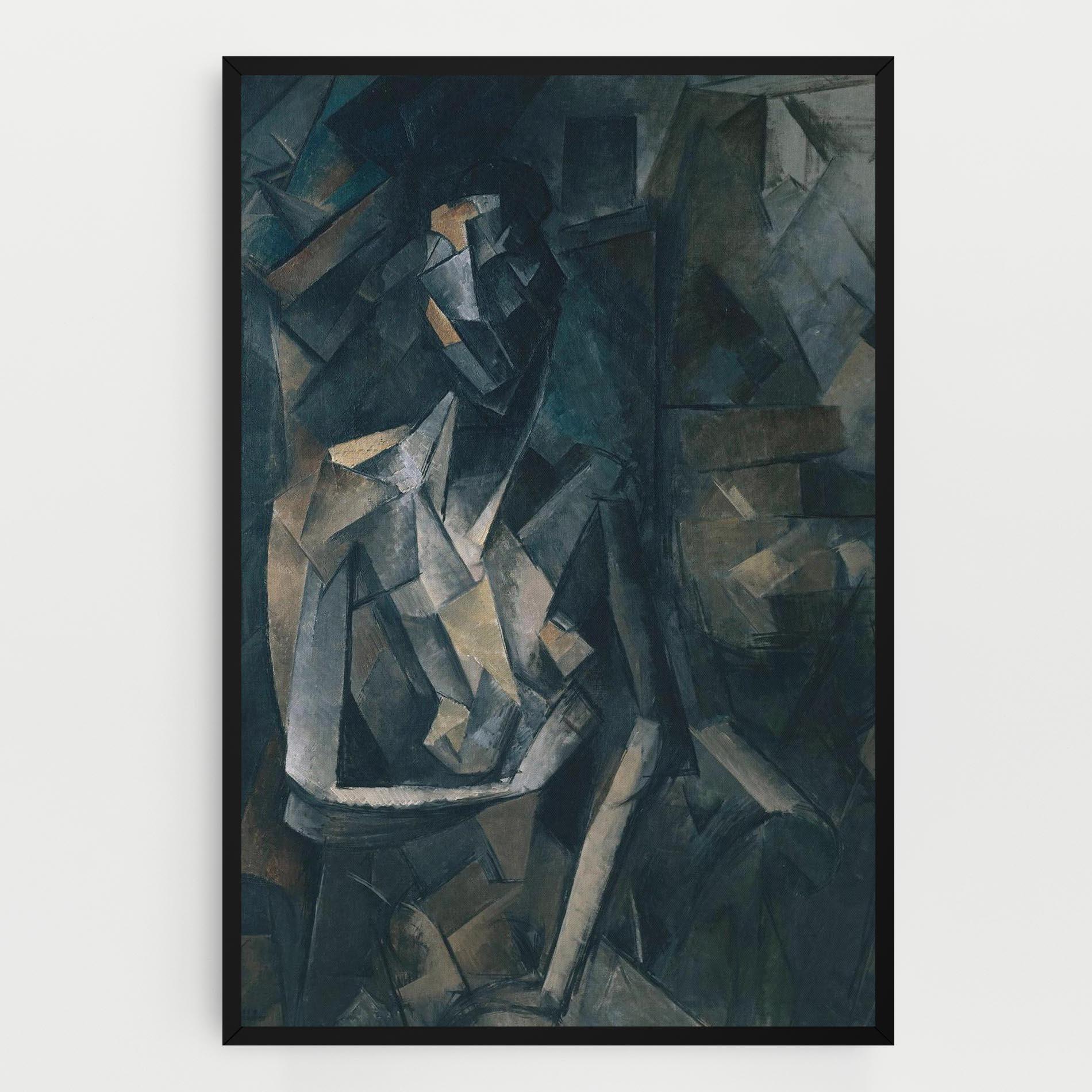 Leinwandbild Dans Un Fauteuil mockup 0