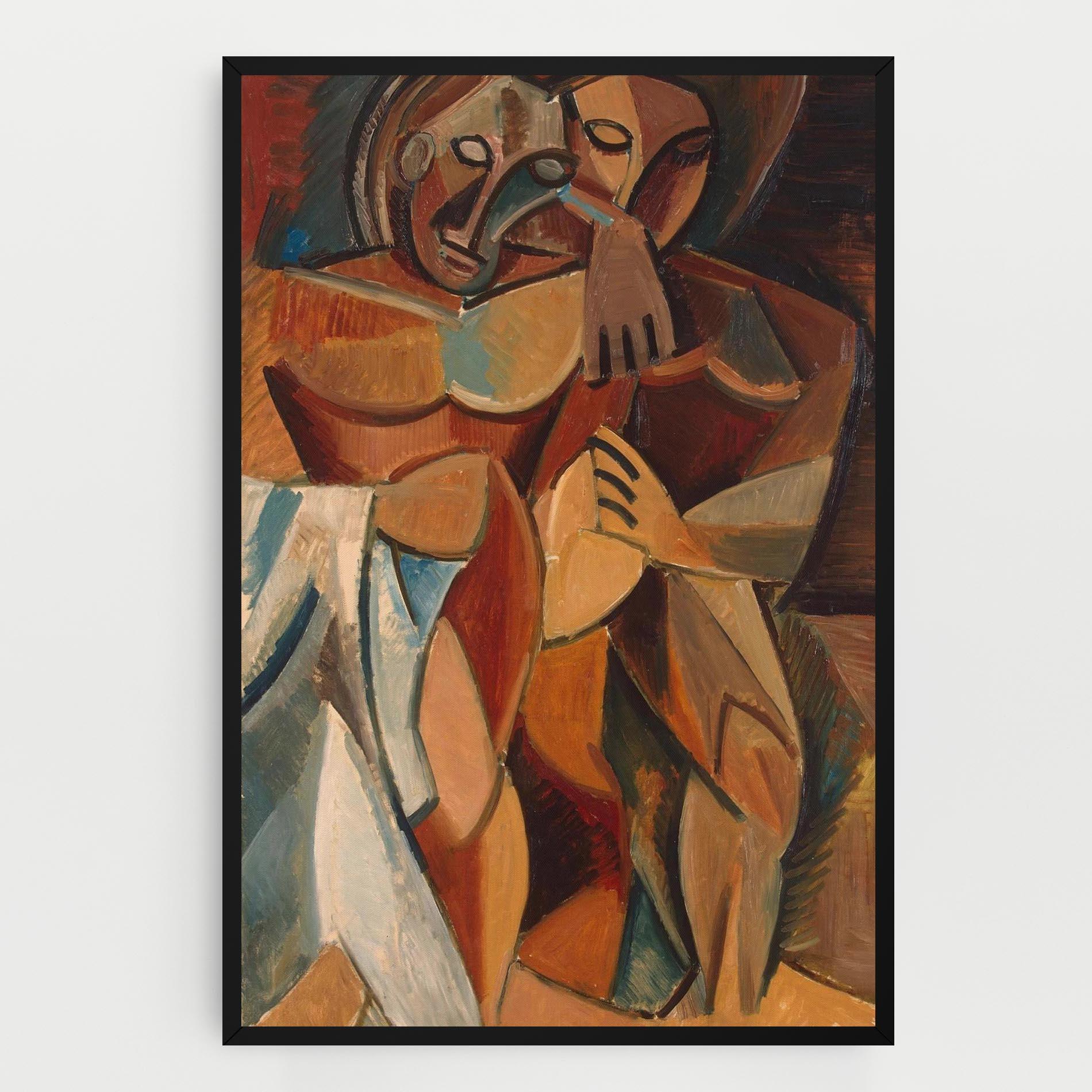 Leinwandbild Friendship Two Nudes mockup 0