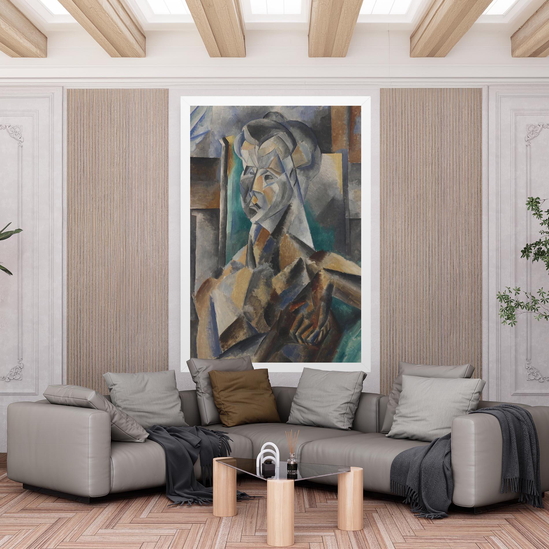 Leinwandbild Buste De Femme mockup 6