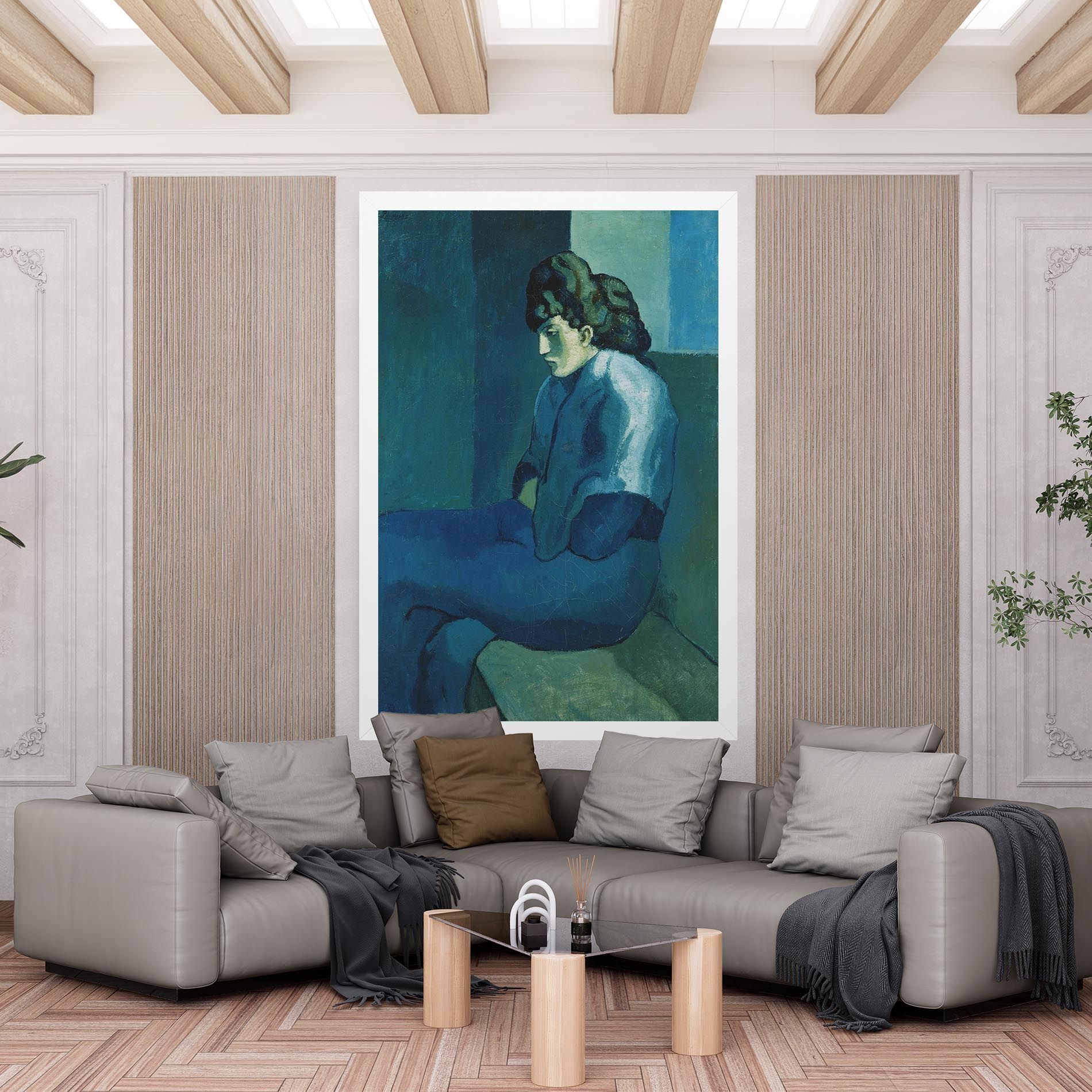 Femme Assise mockup 6