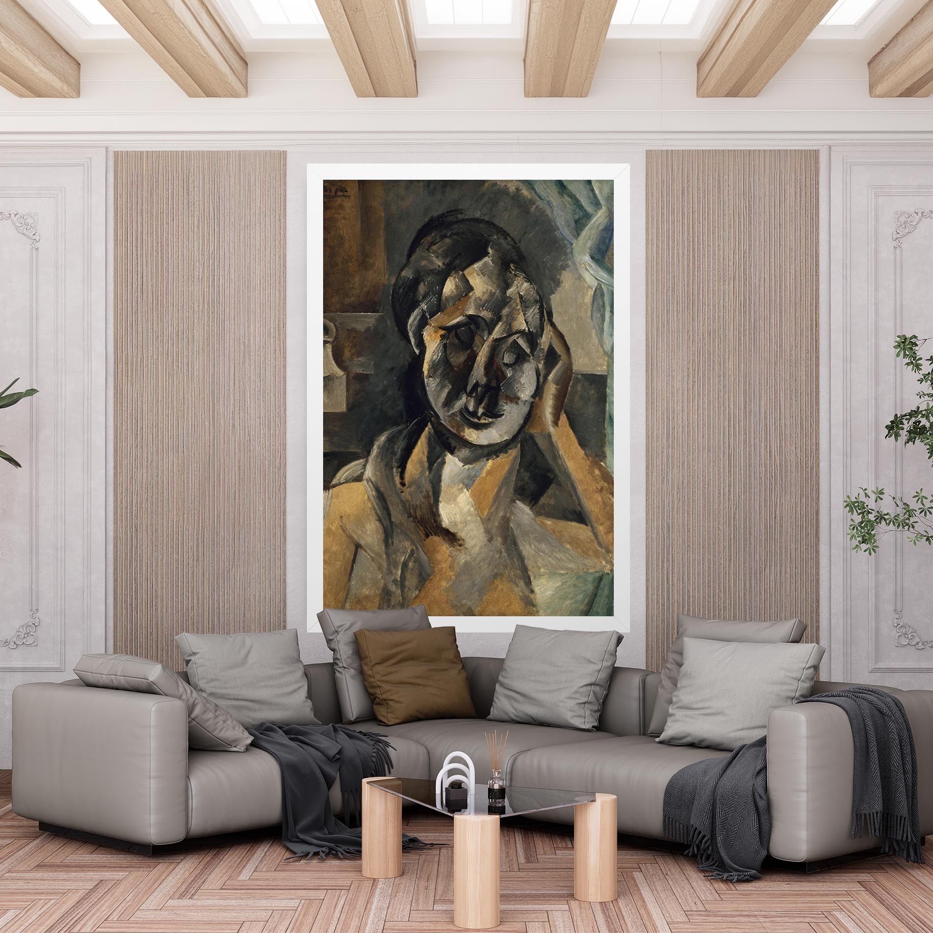 Woman With Mustard mockup 6