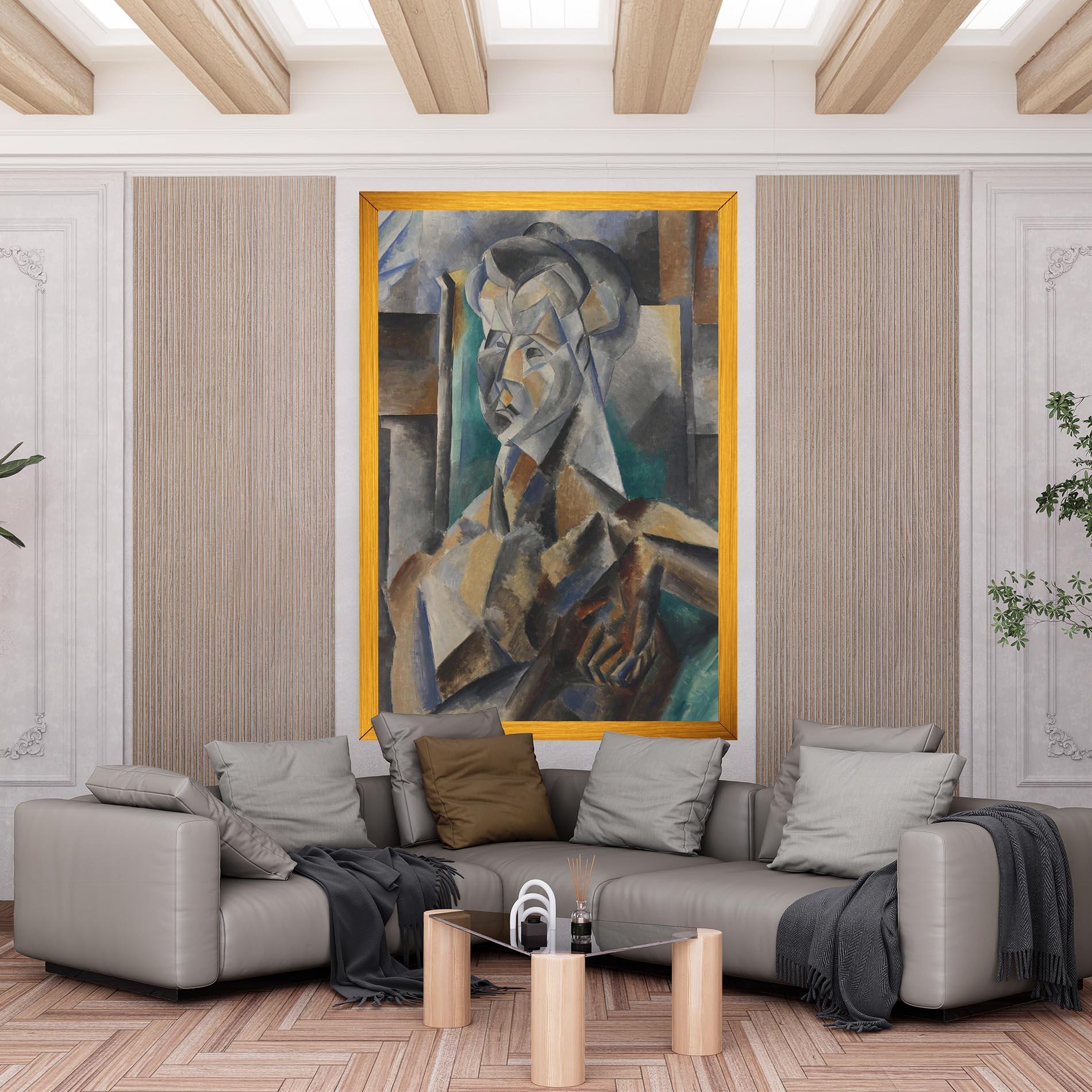 Leinwandbild Buste De Femme mockup 6