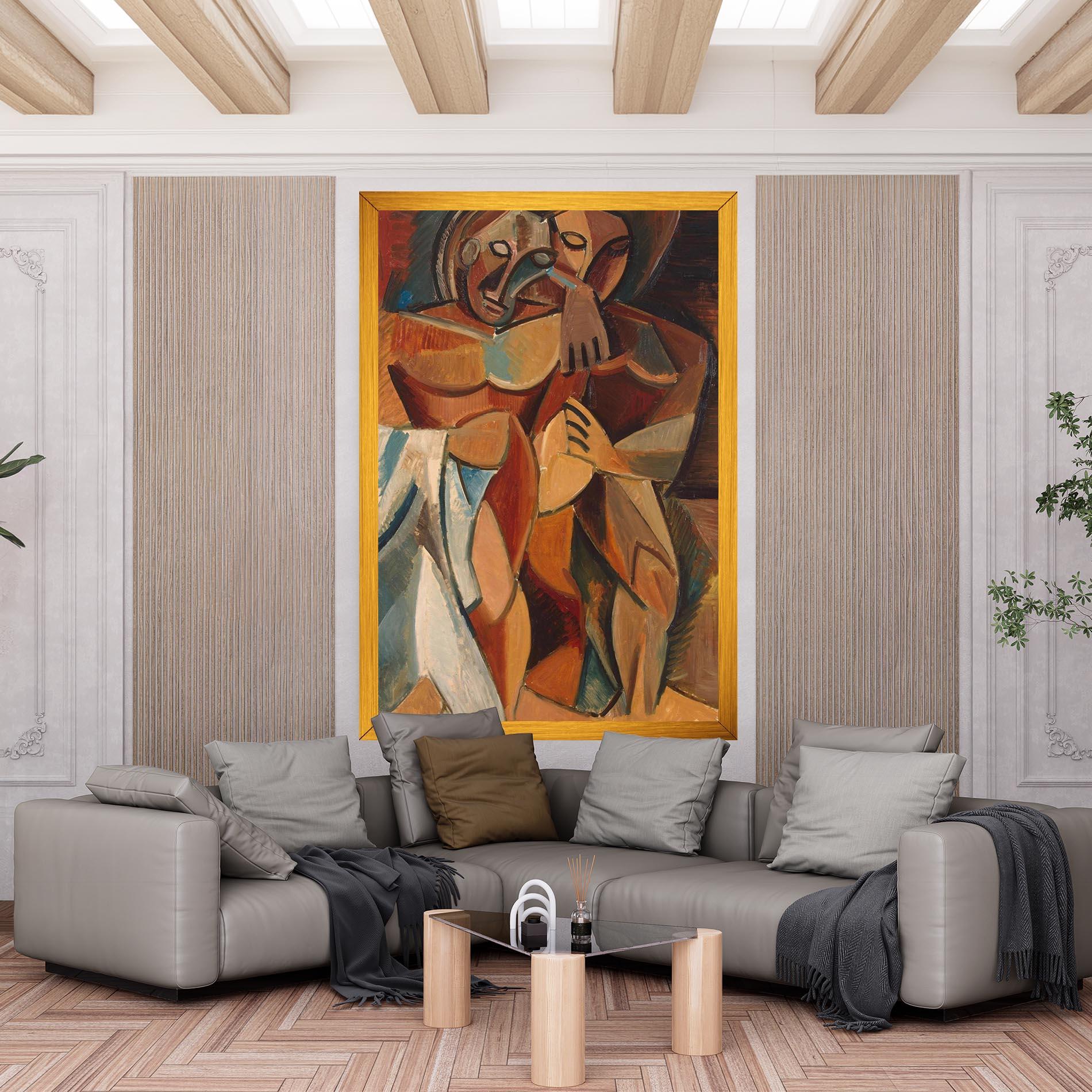 Leinwandbild Friendship Two Nudes mockup 6