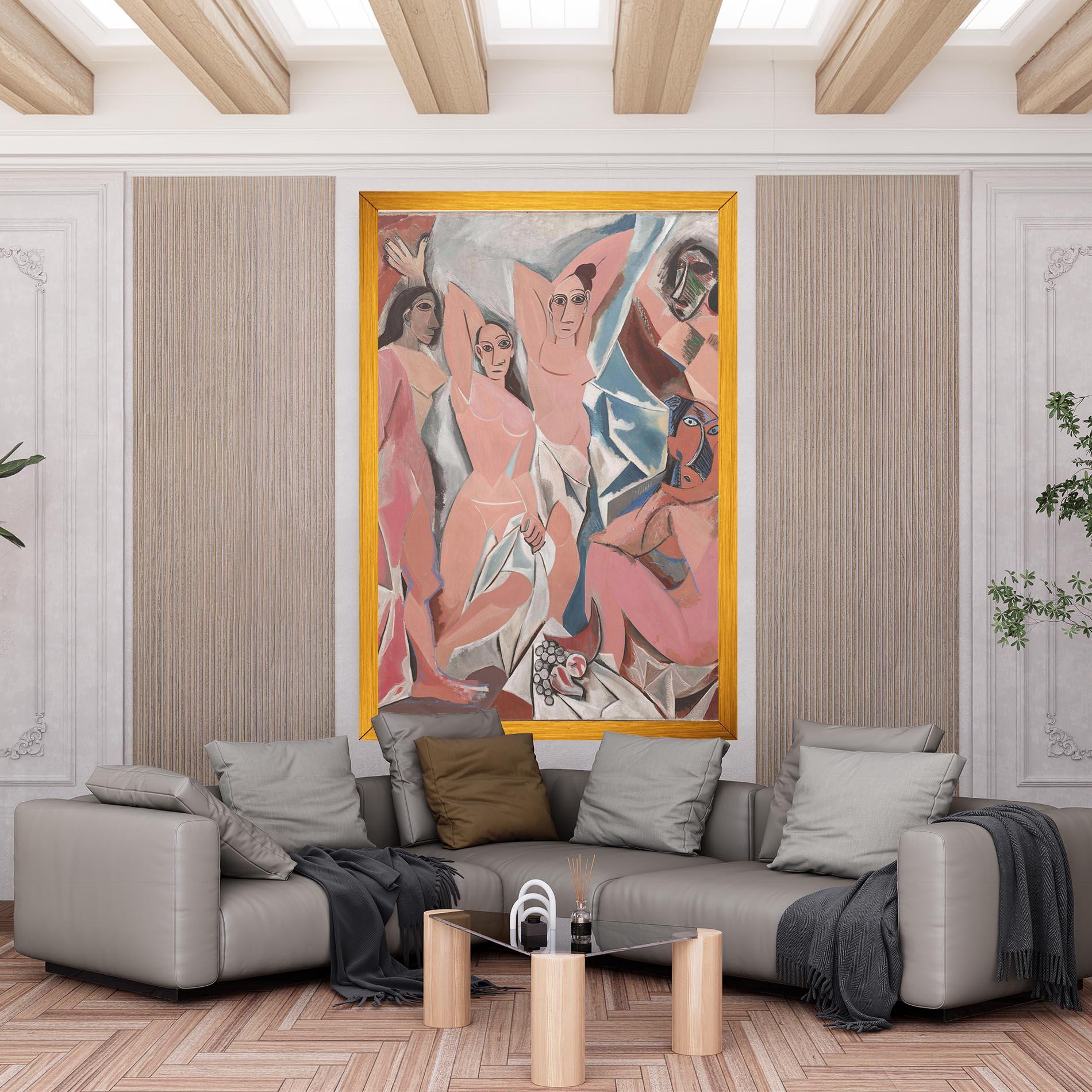 Leinwandbild Les Demoiselles mockup 6