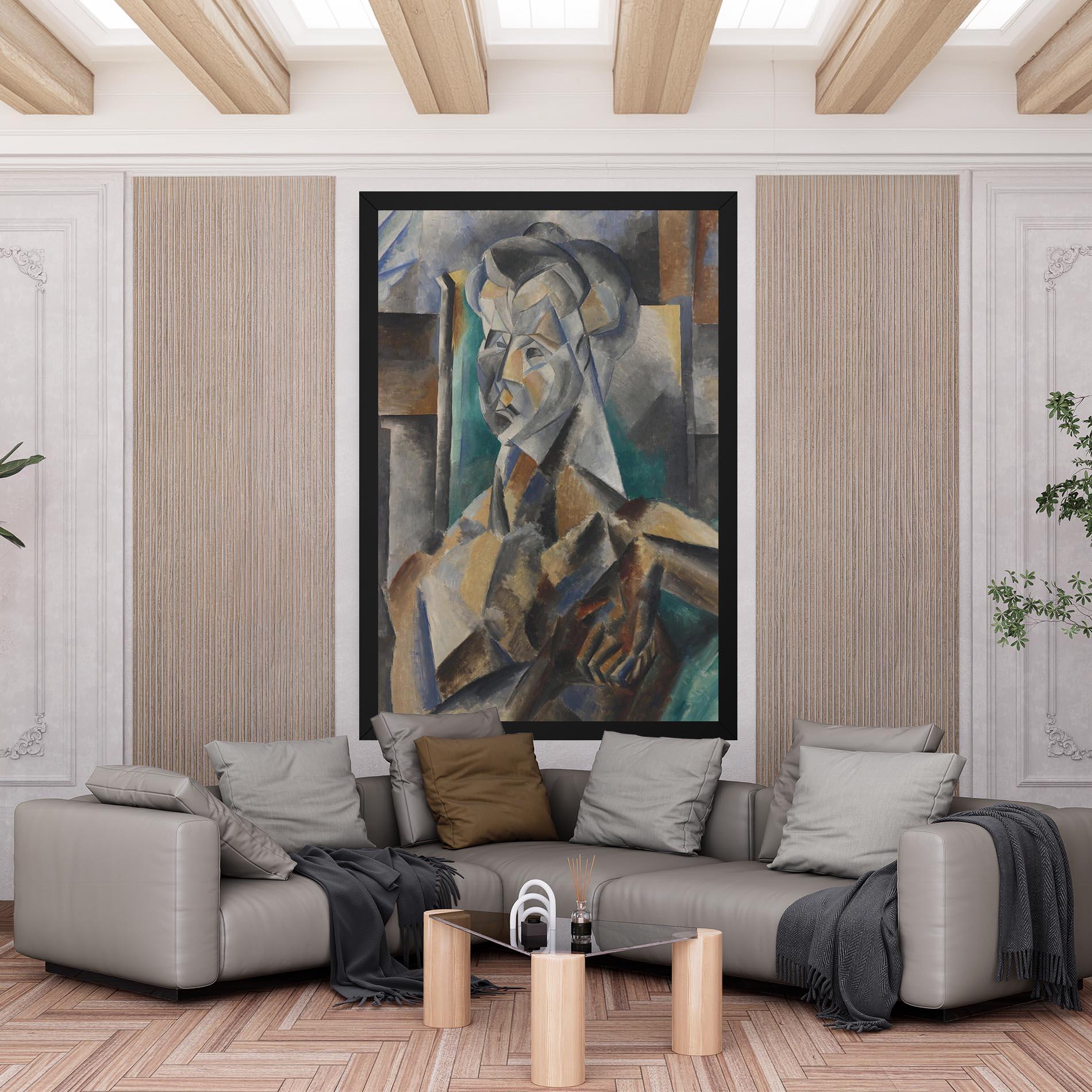 Leinwandbild Buste De Femme mockup 6