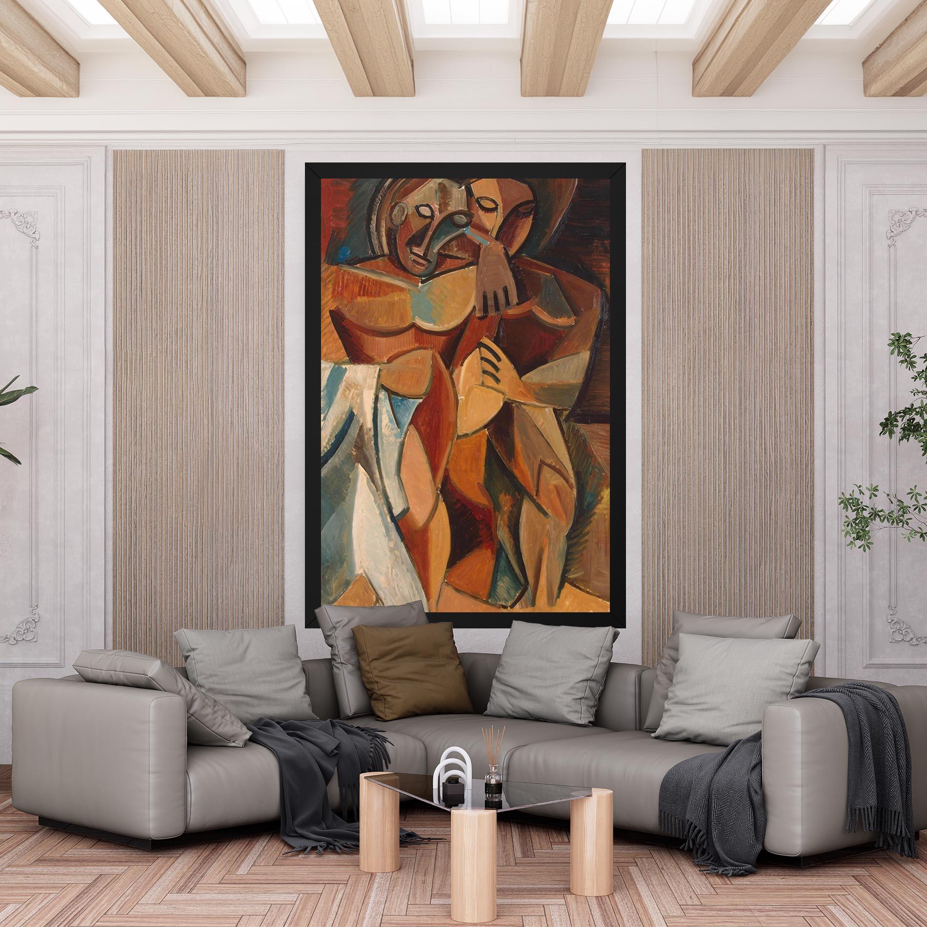 Leinwandbild Friendship Two Nudes mockup 6