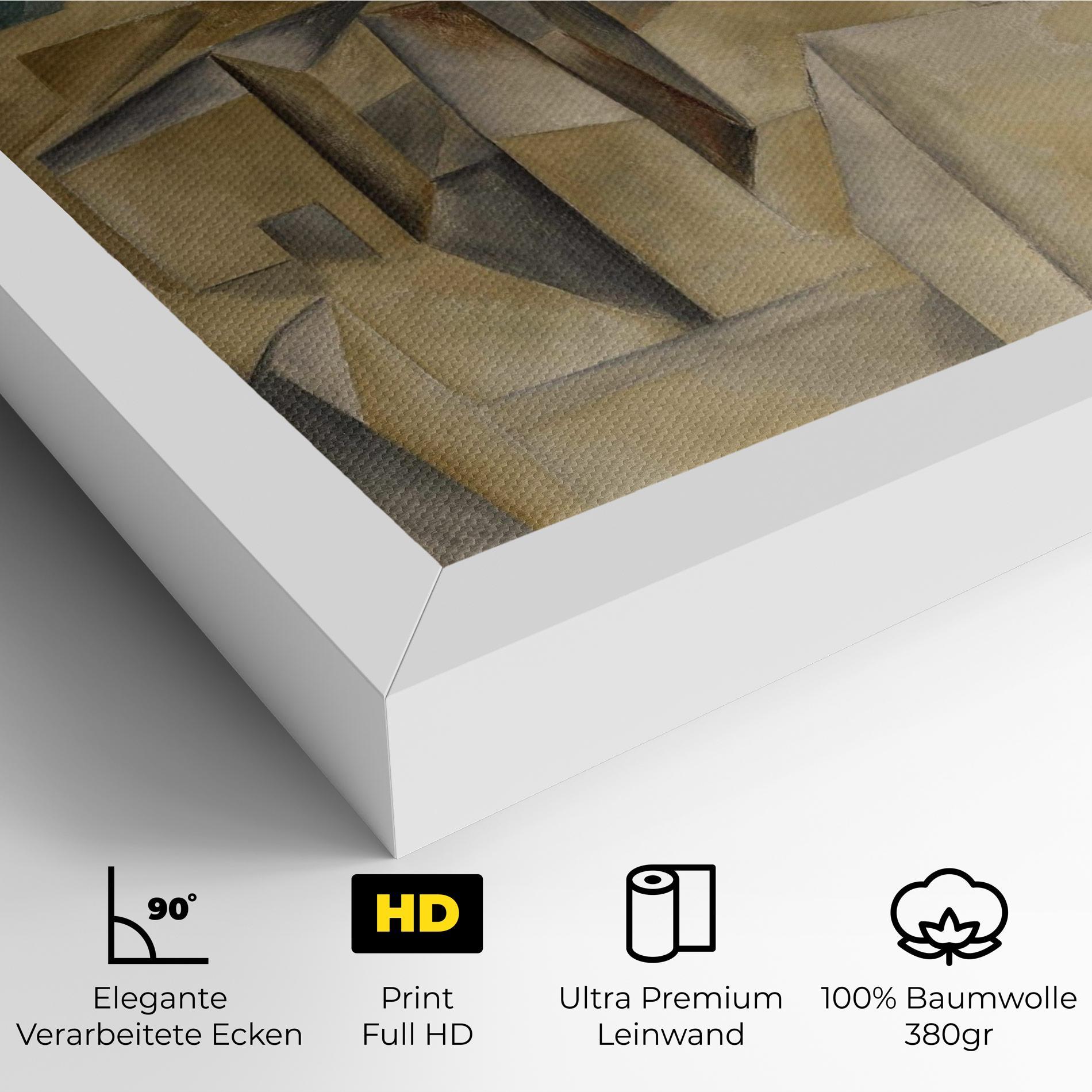 Leinwandbild Houses On The Hill mockup 4