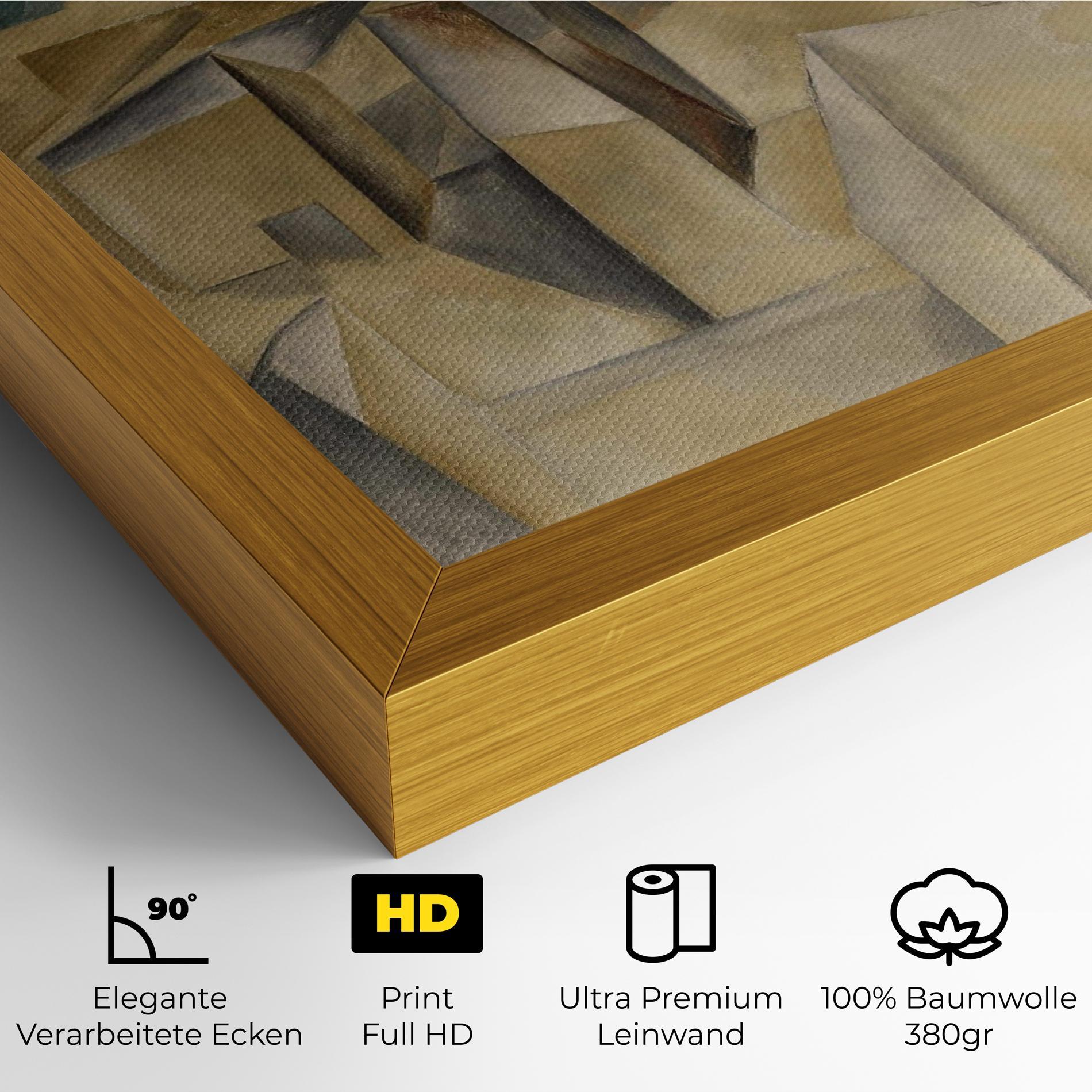 Leinwandbild Houses On The Hill mockup 4