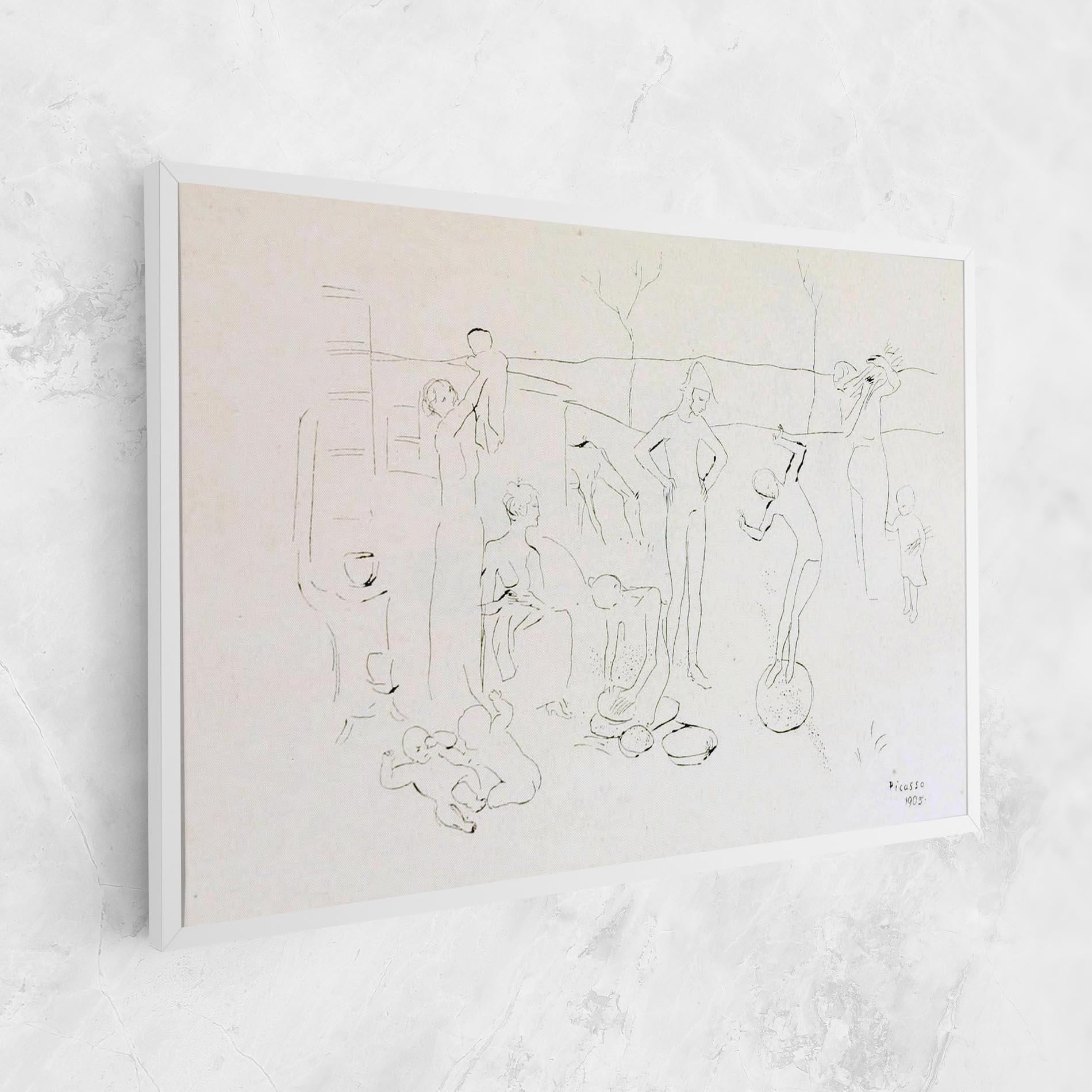 Leinwandbild The Acrobats mockup 1