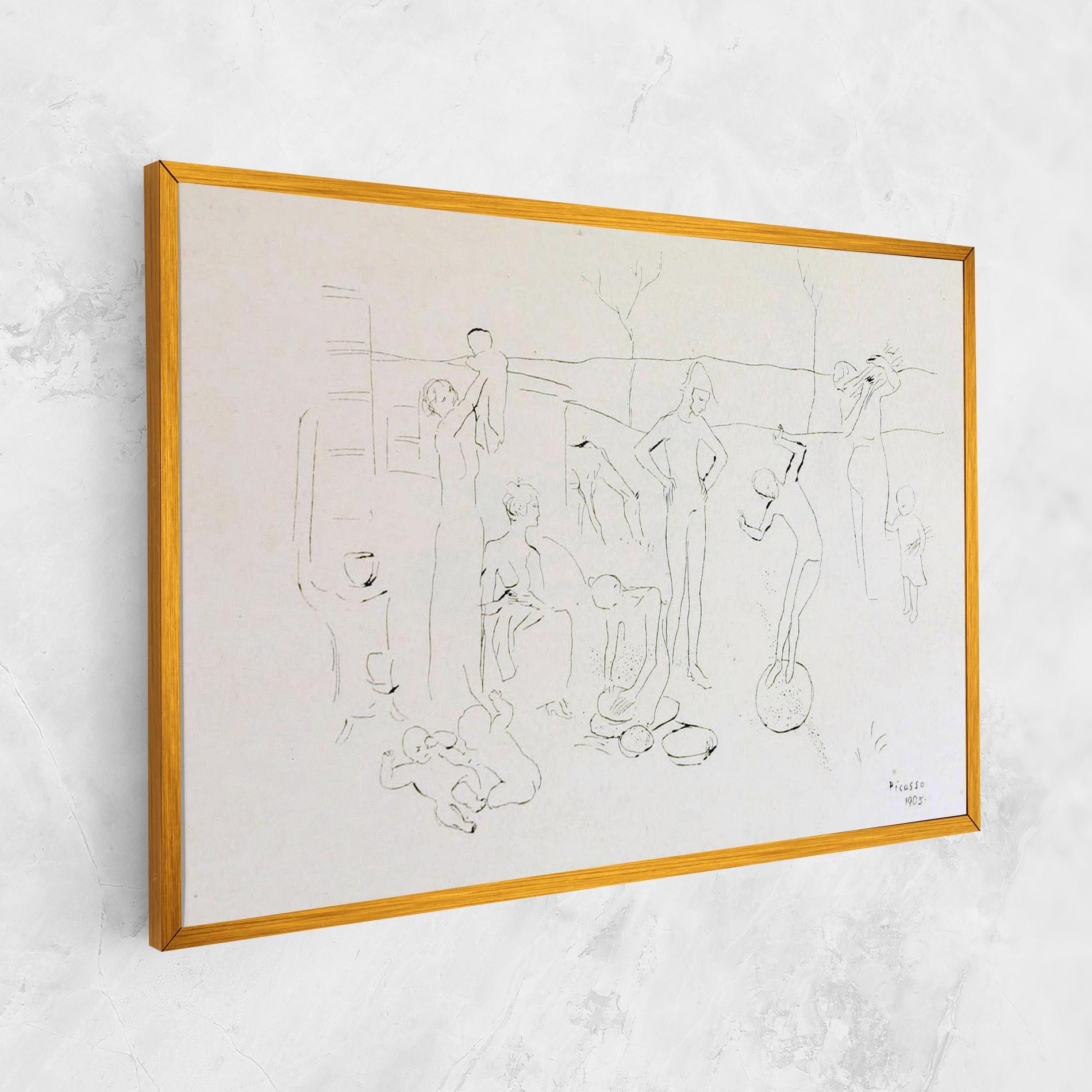 Leinwandbild The Acrobats mockup 1