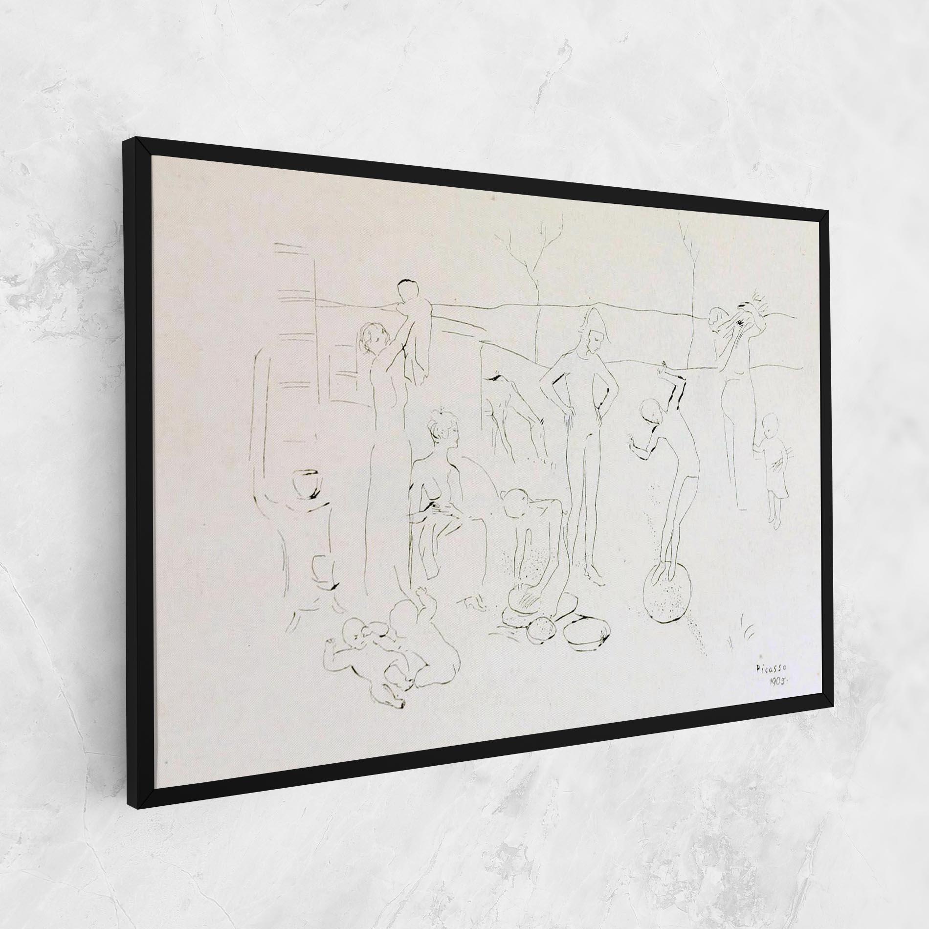 Leinwandbild The Acrobats mockup 1