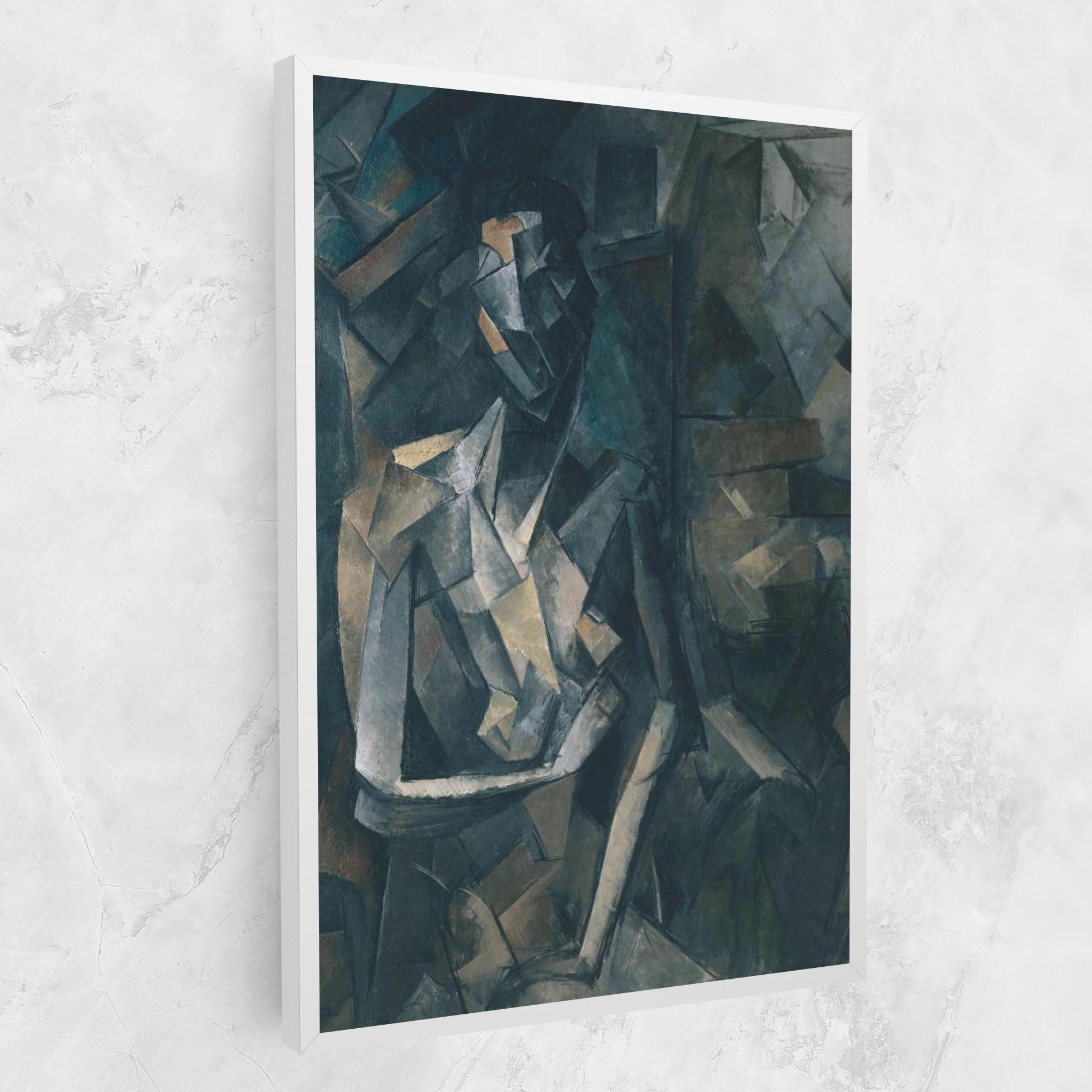 Leinwandbild Dans Un Fauteuil mockup 1