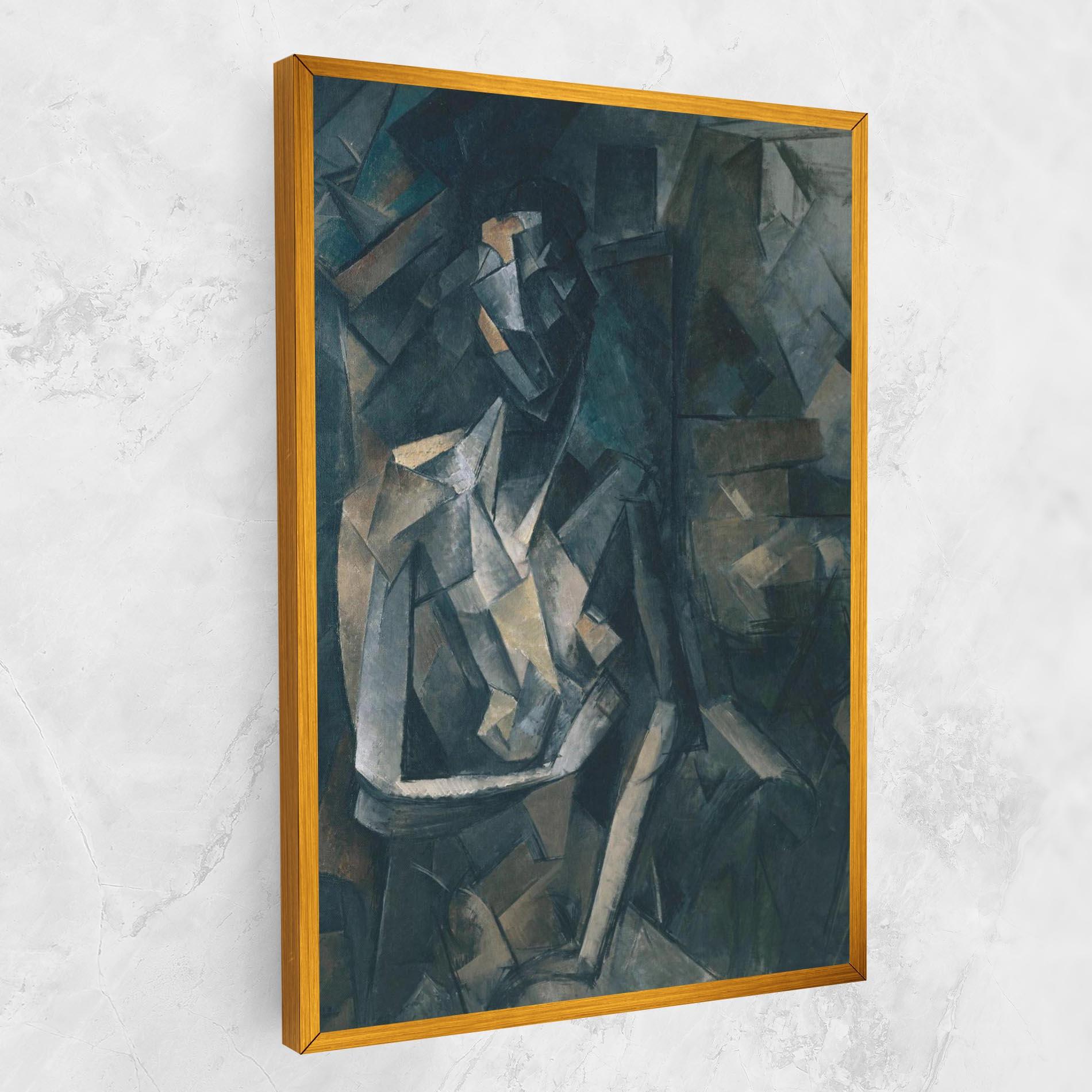 Leinwandbild Dans Un Fauteuil mockup 1