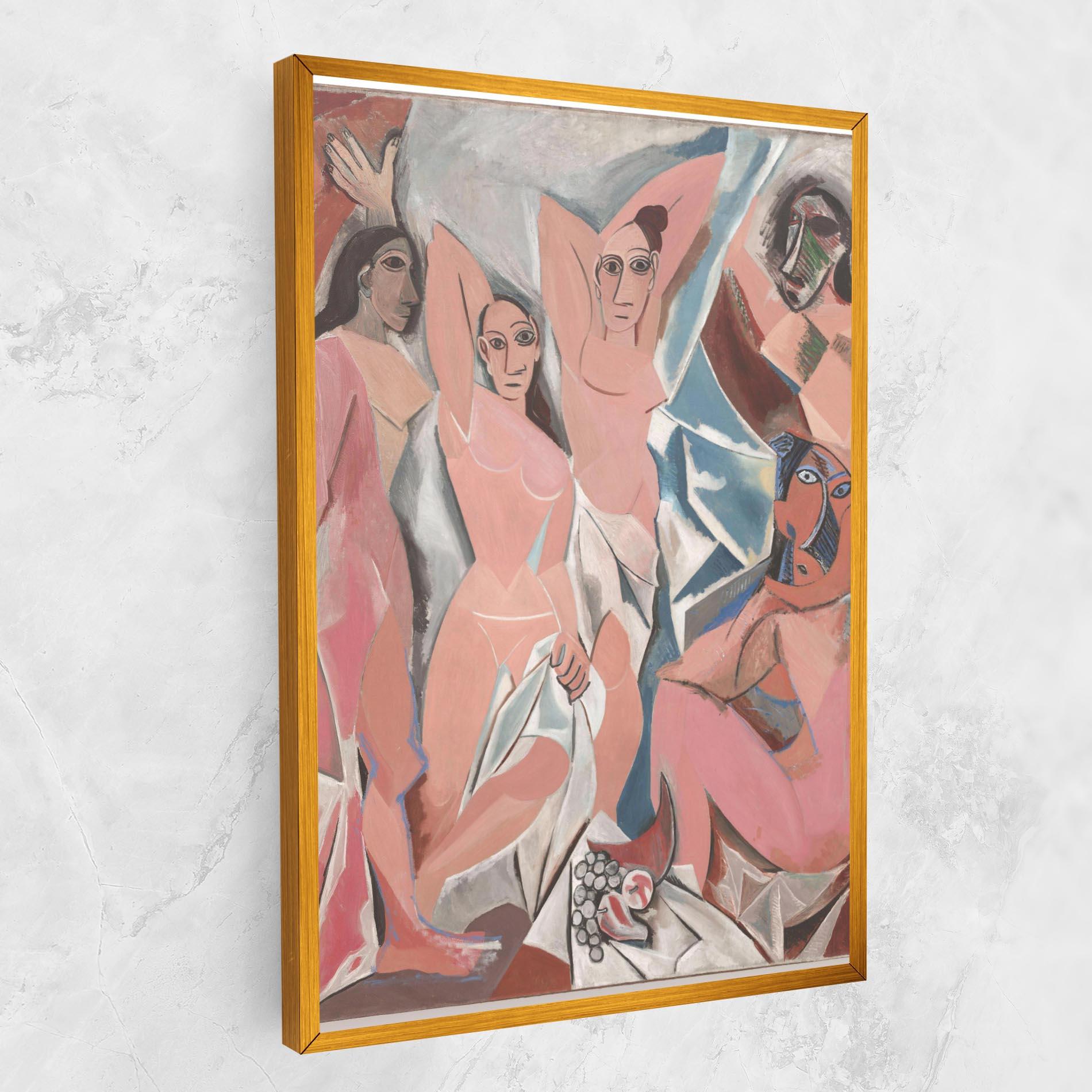 Leinwandbild Les Demoiselles mockup 1