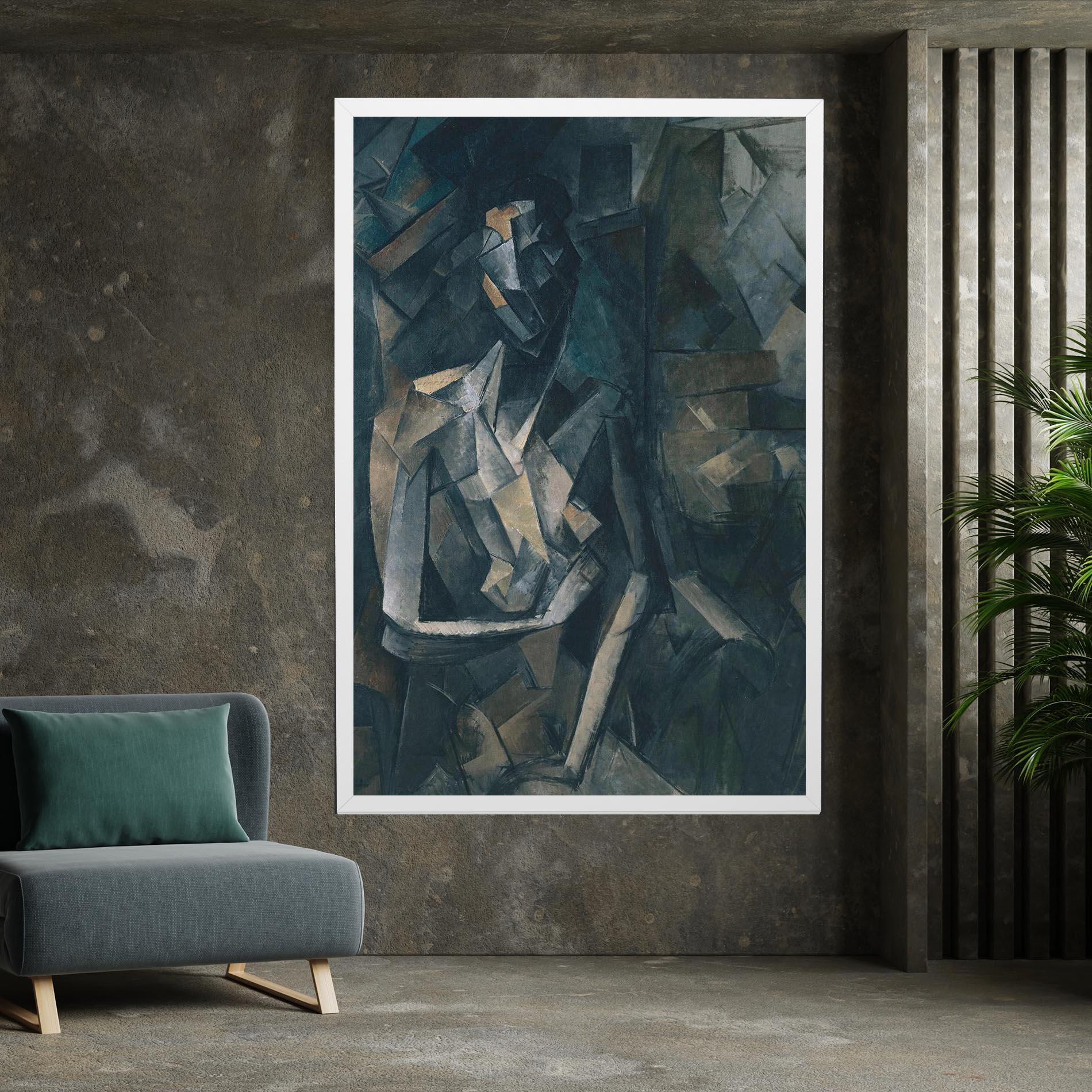 Leinwandbild Dans Un Fauteuil mockup 7