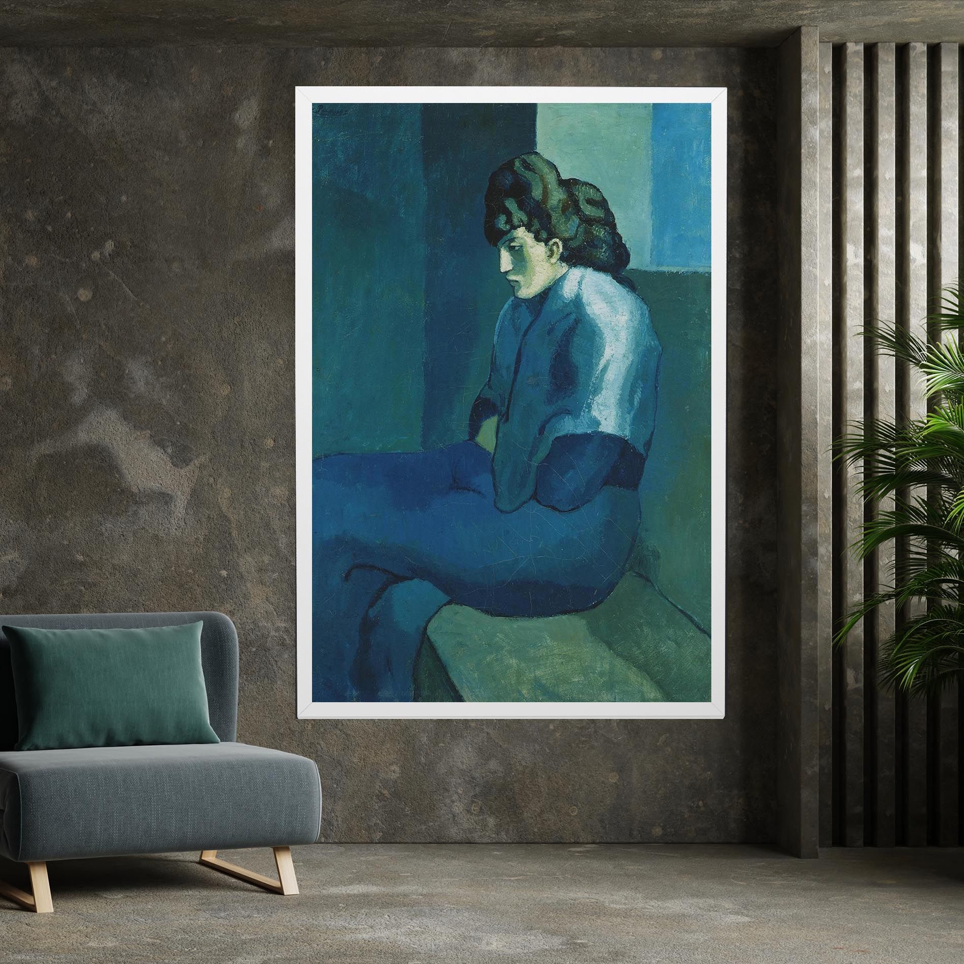 Femme Assise mockup 7