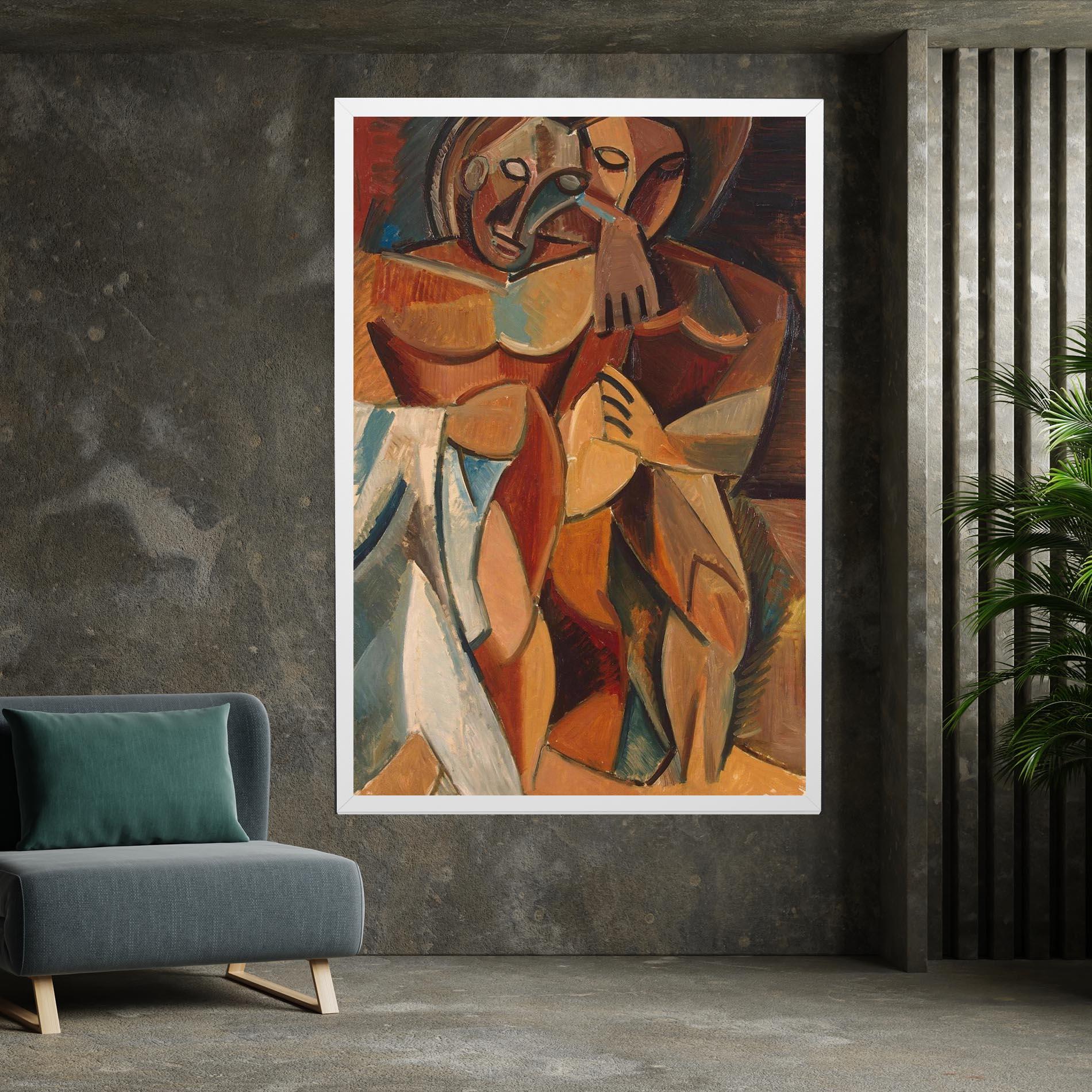 Leinwandbild Friendship Two Nudes mockup 7