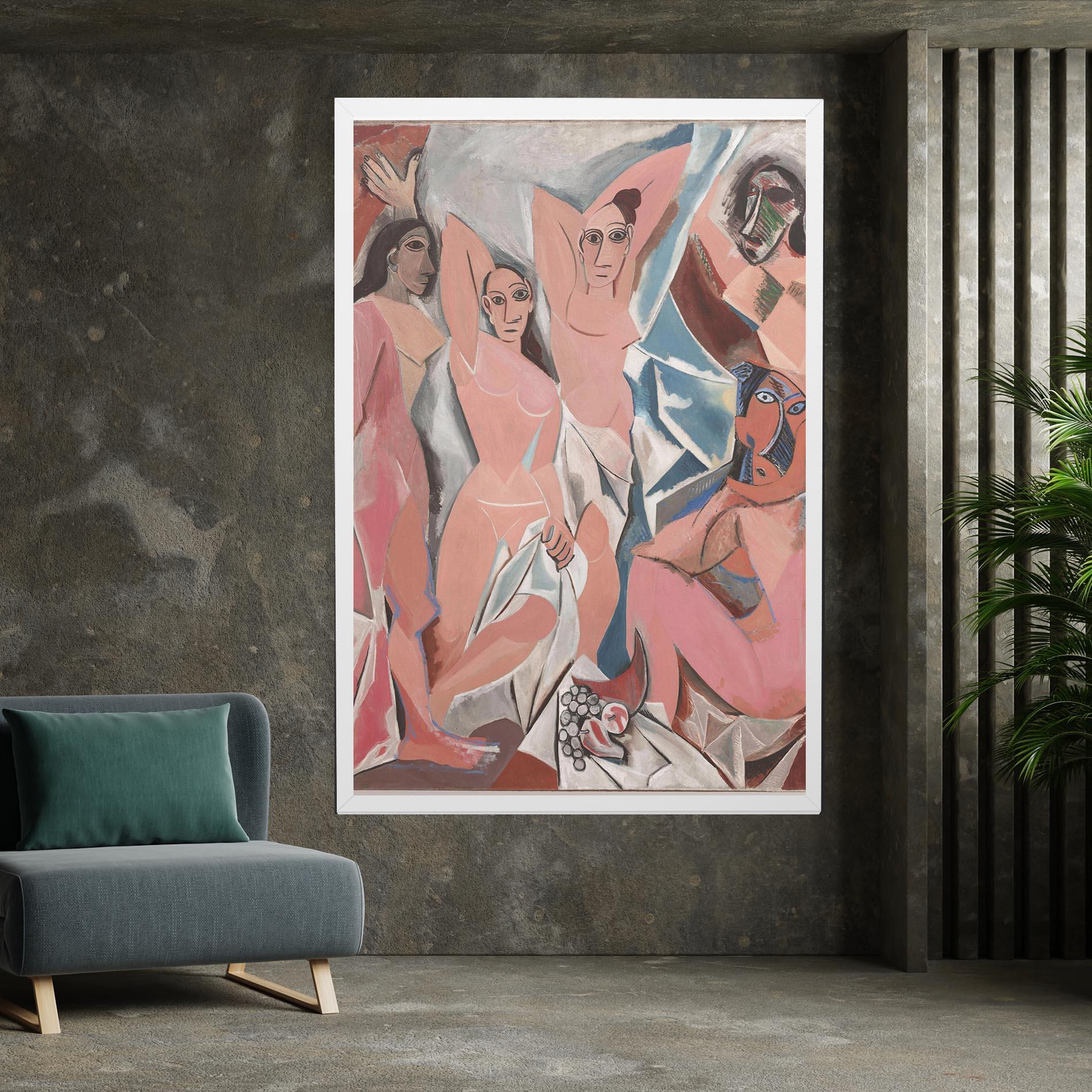 Leinwandbild Les Demoiselles mockup 7