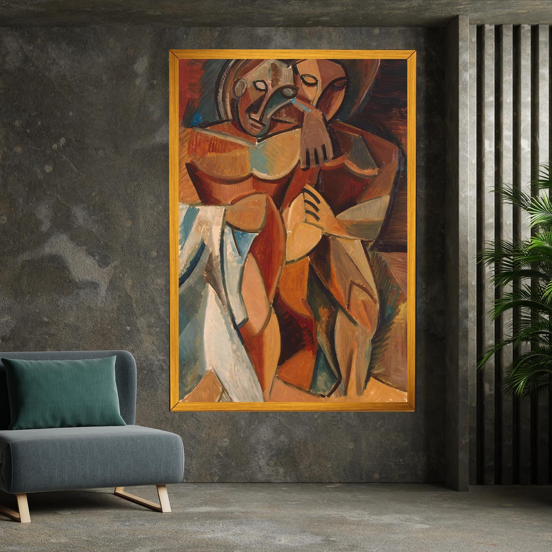 Leinwandbild Friendship Two Nudes mockup 7