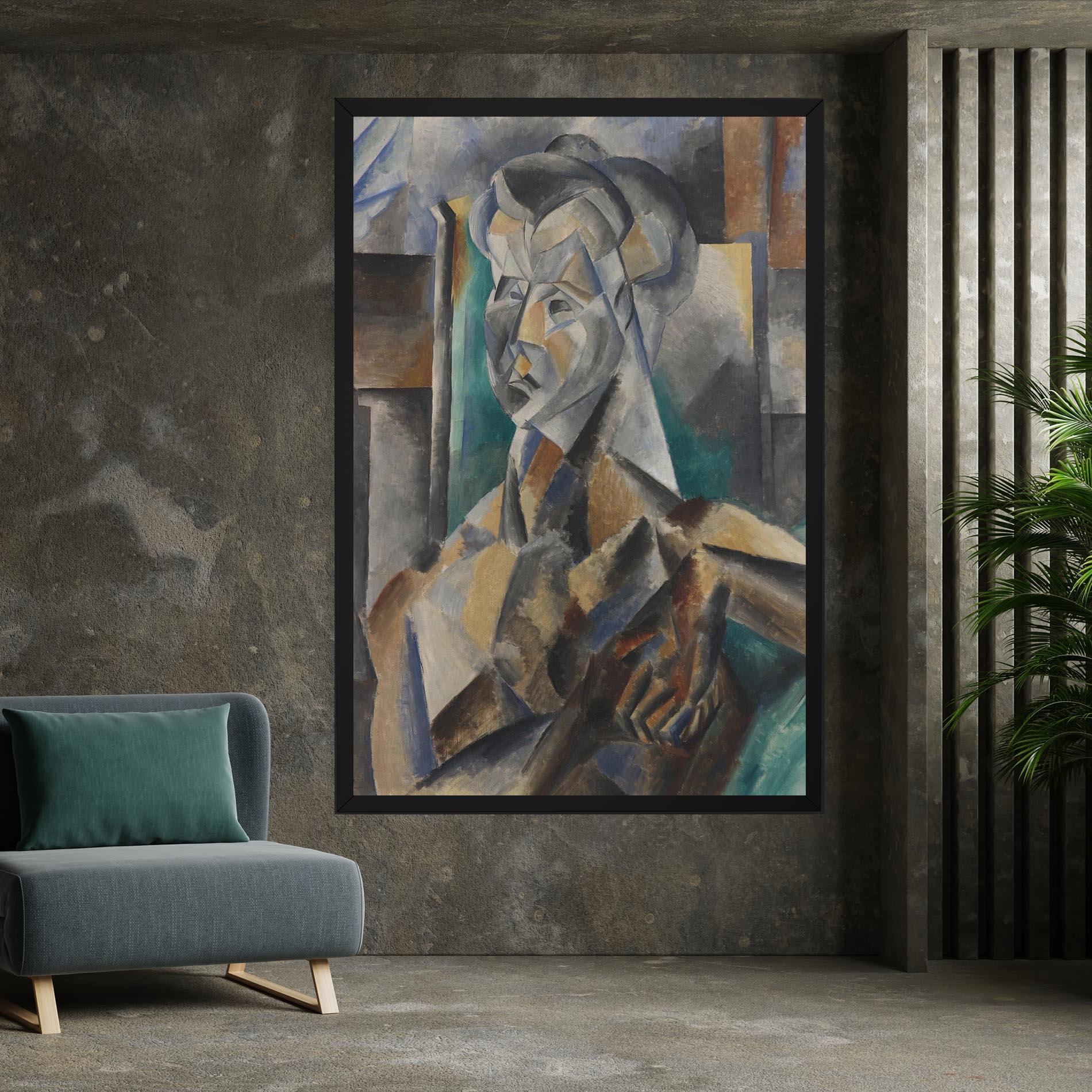 Leinwandbild Buste De Femme mockup 7