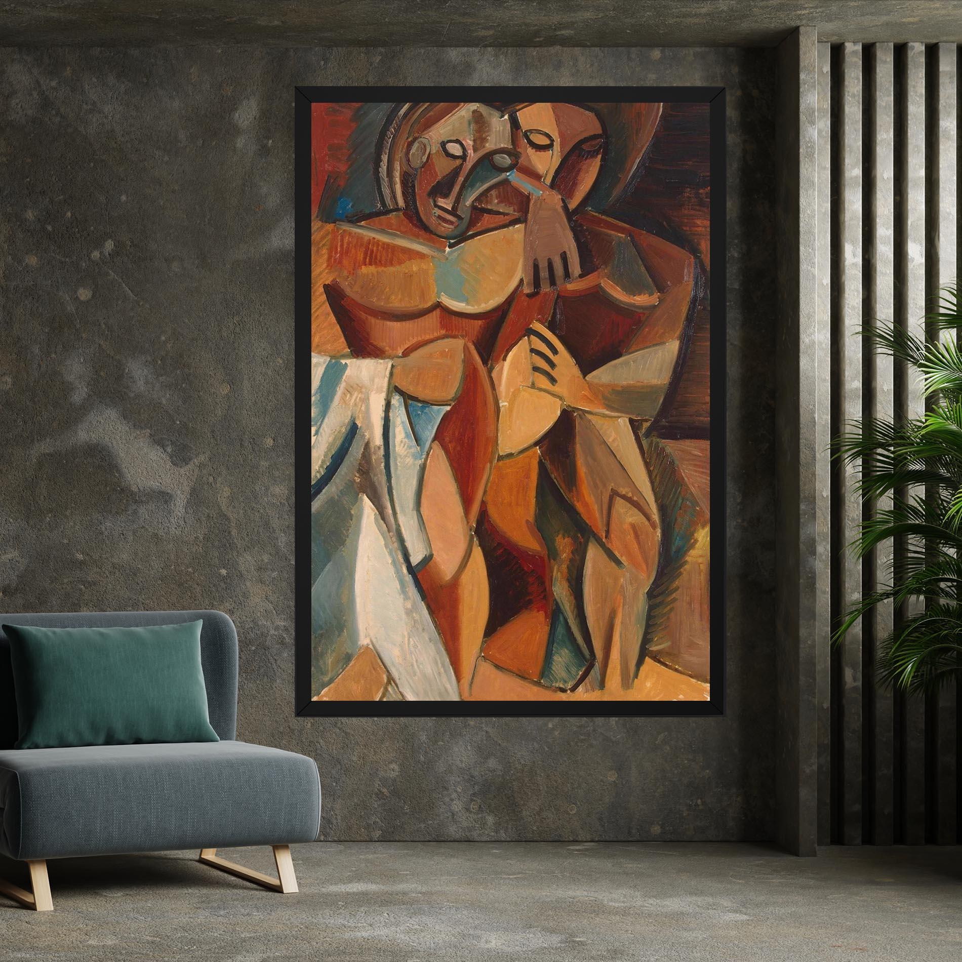 Leinwandbild Friendship Two Nudes mockup 7