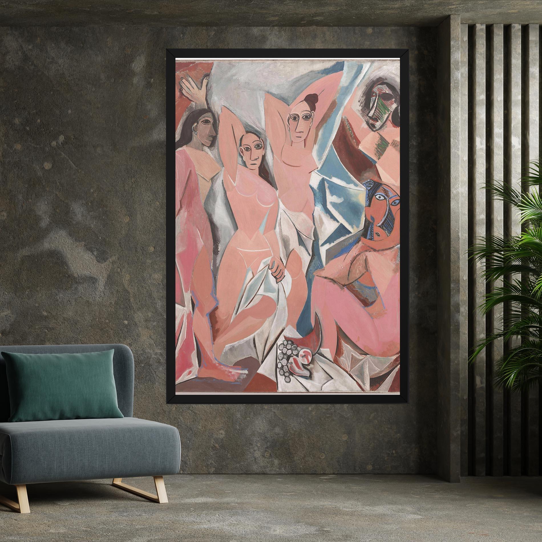 Leinwandbild Les Demoiselles mockup 7