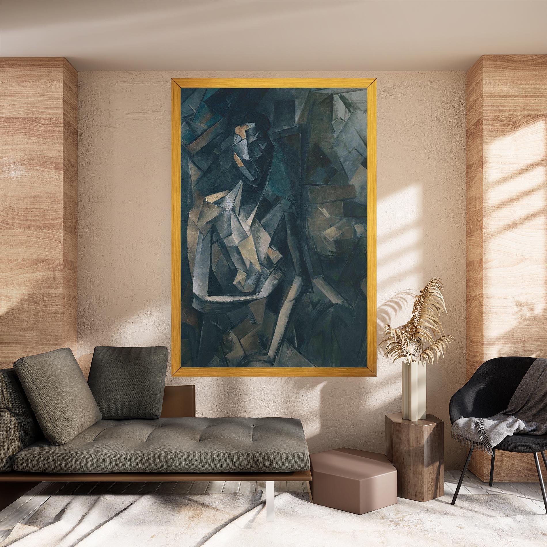 Leinwandbild Dans Un Fauteuil mockup 8