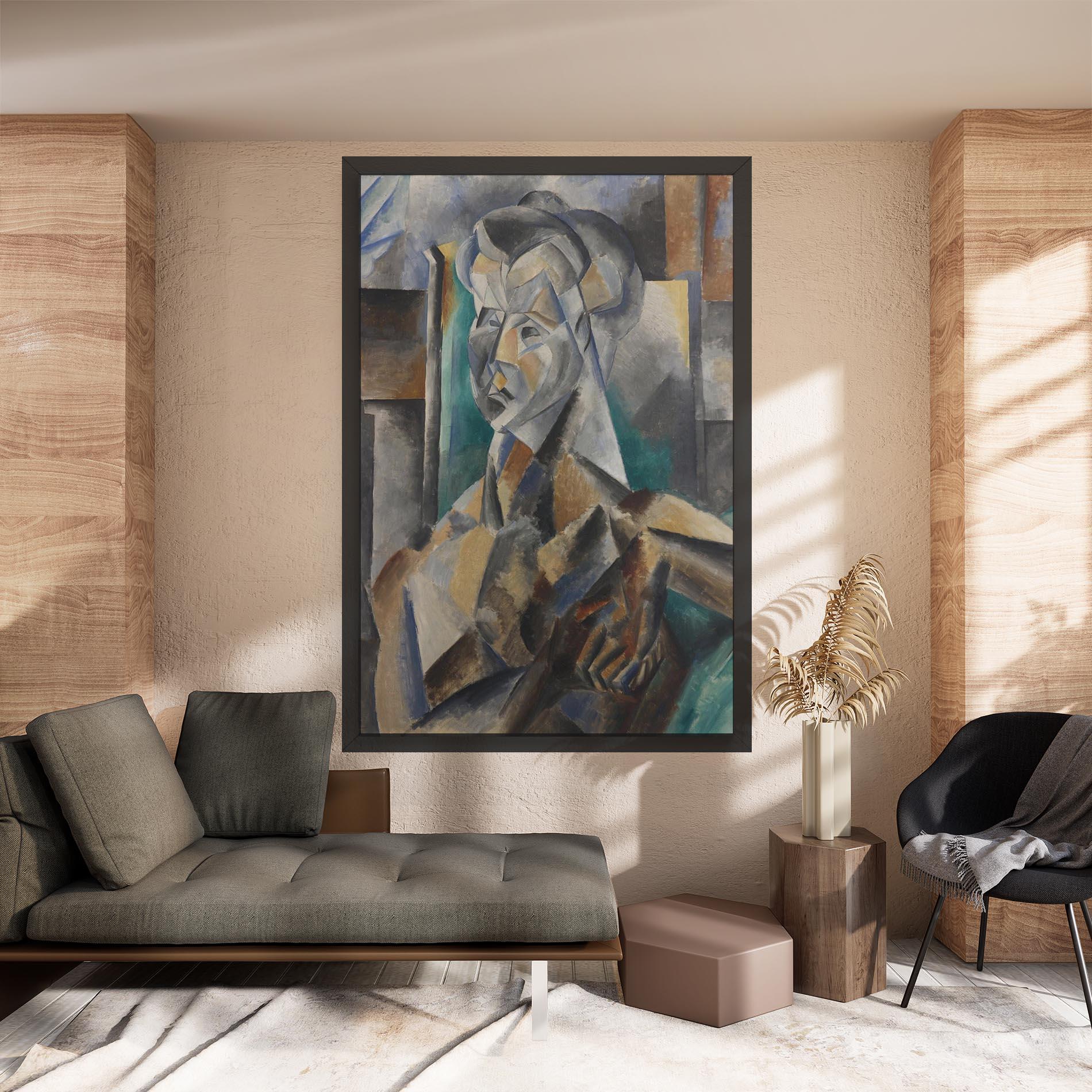 Leinwandbild Buste De Femme mockup 8