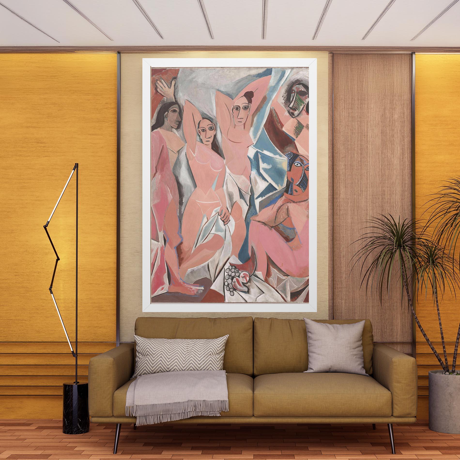 Leinwandbild Les Demoiselles mockup 9