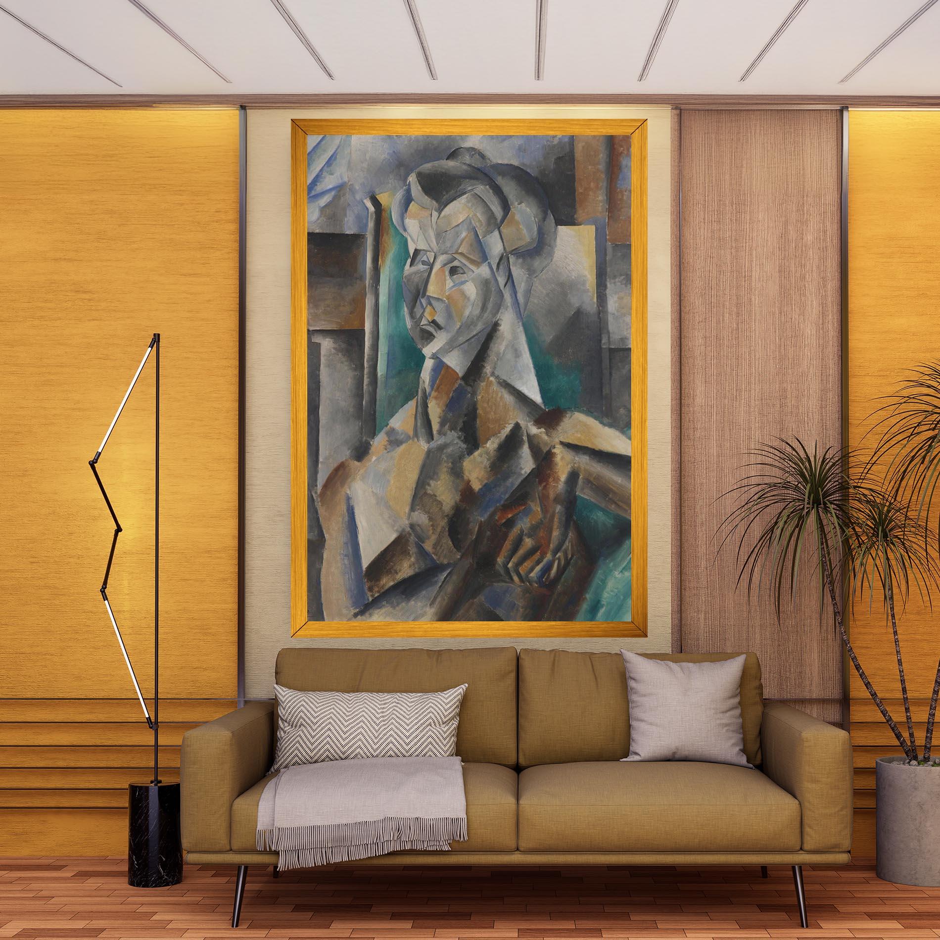 Leinwandbild Buste De Femme mockup 9