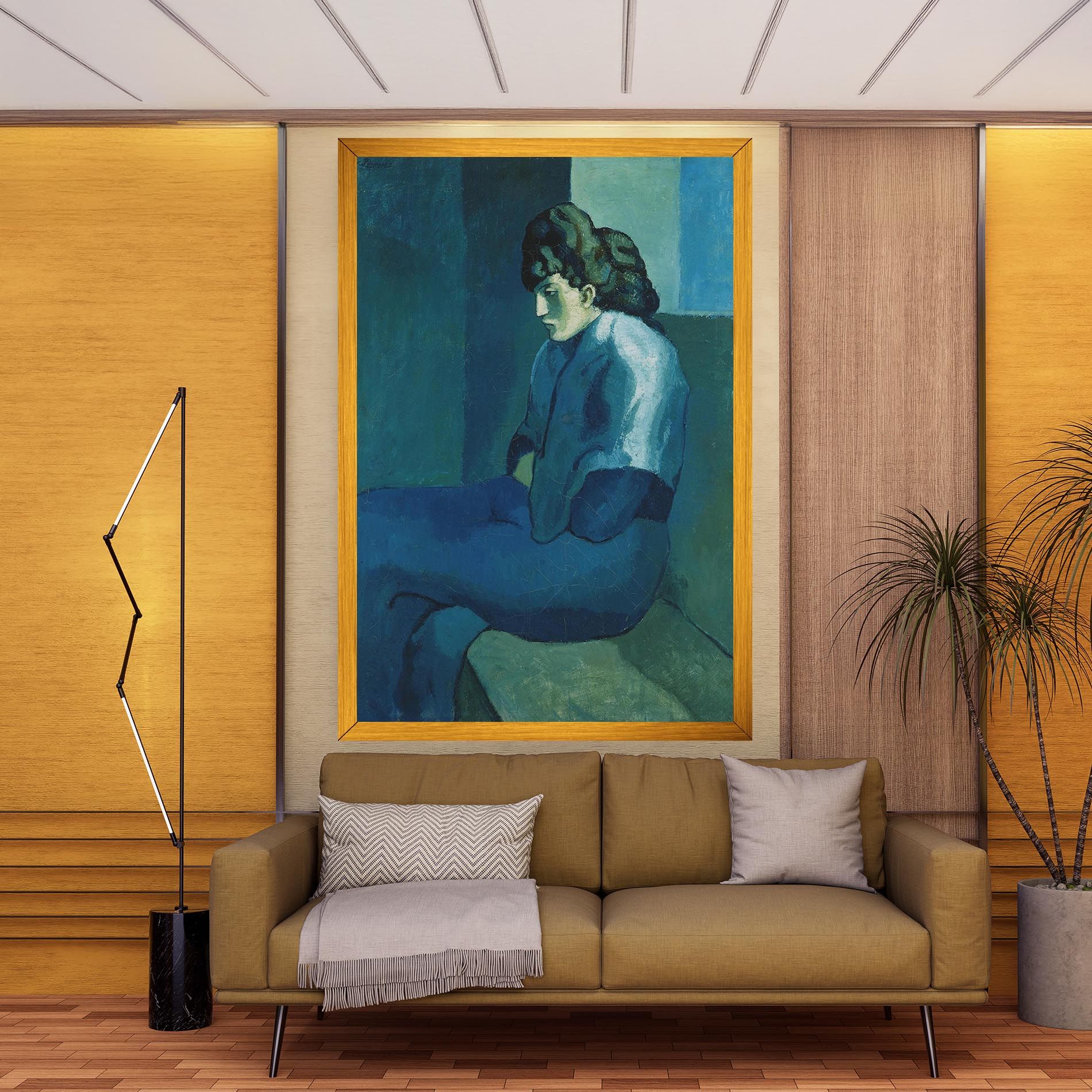 Femme Assise mockup 9