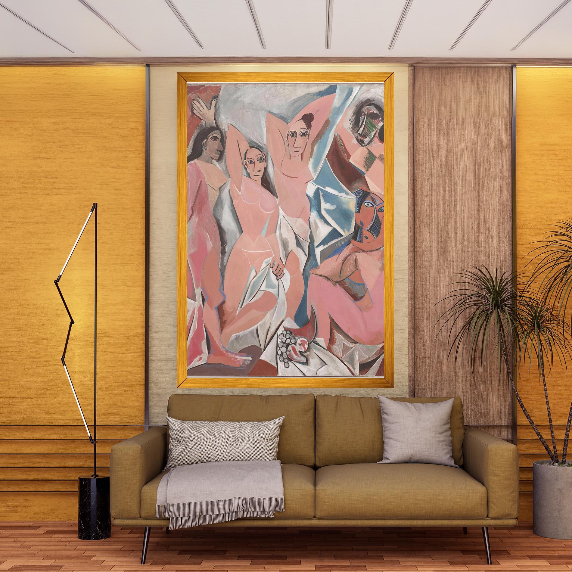 Leinwandbild Les Demoiselles mockup 9